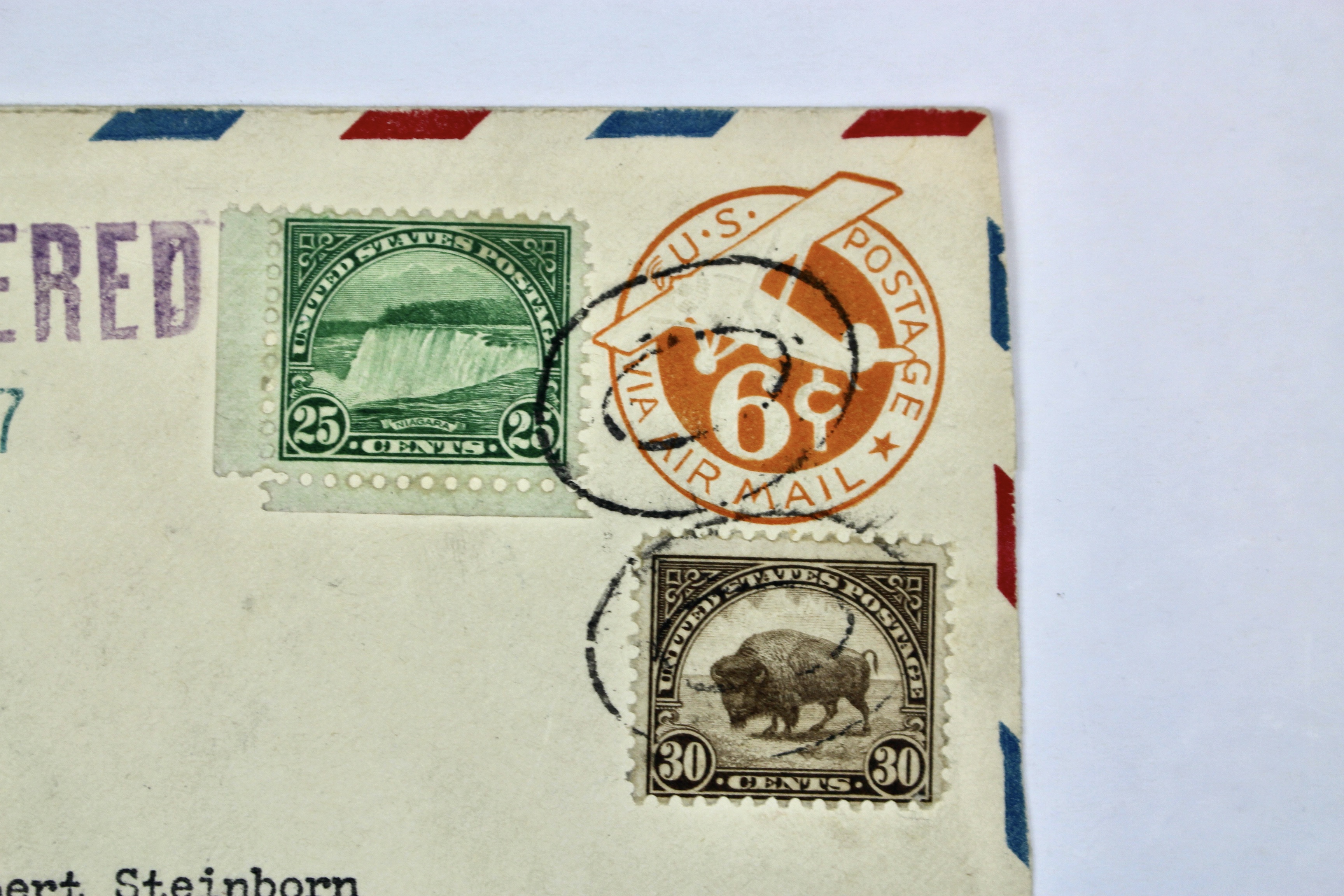 1936 Hindenburg Graf Zeppelin Postal Cover, Lakehurst to Germany