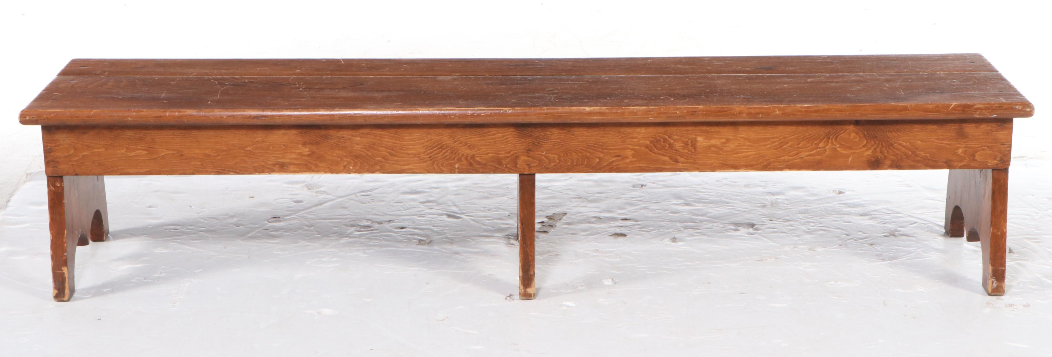 Primitive Style Bench, Late 20th to 21st Century