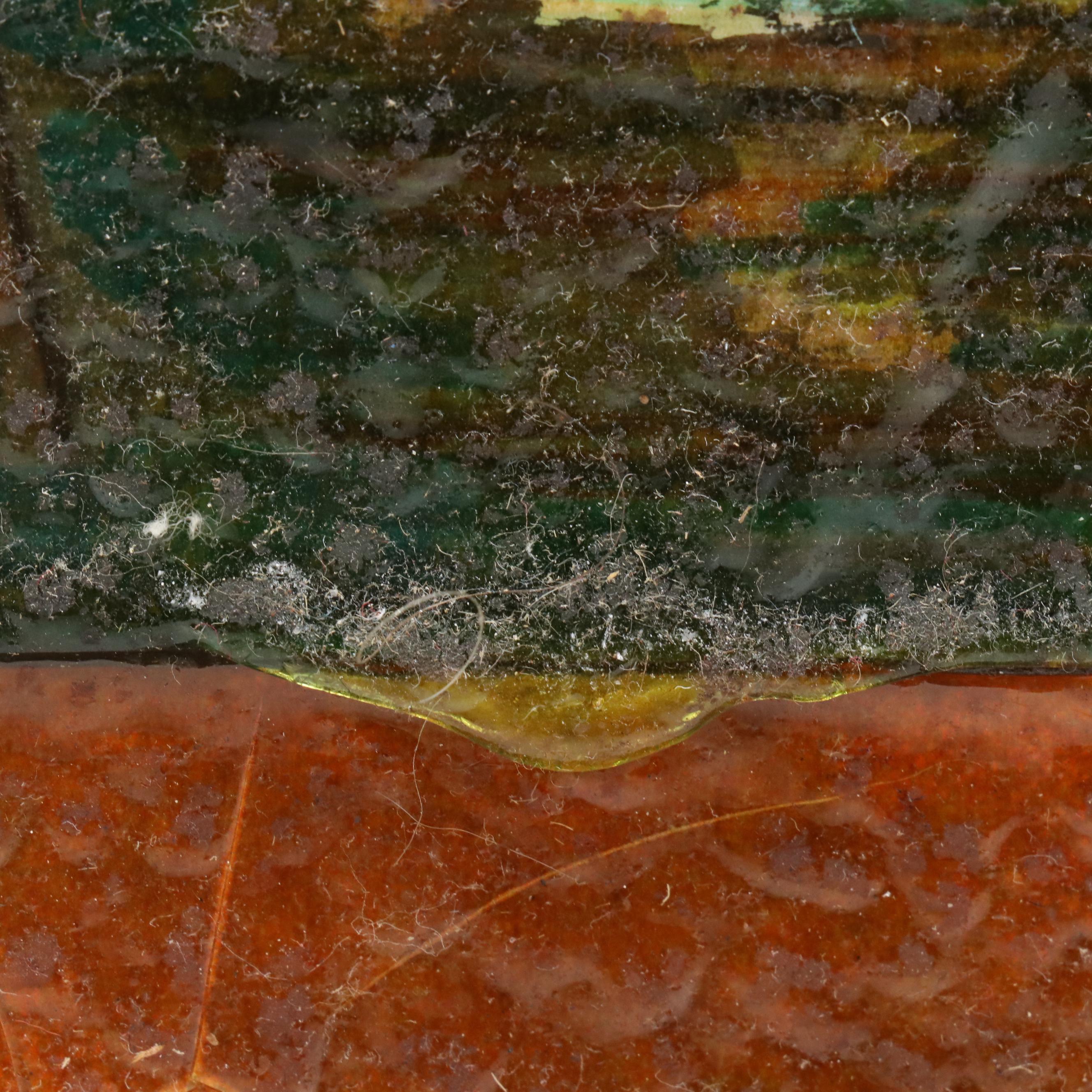 Mixed Media Painting of Wilderness Scene With Deer, Circa 1940