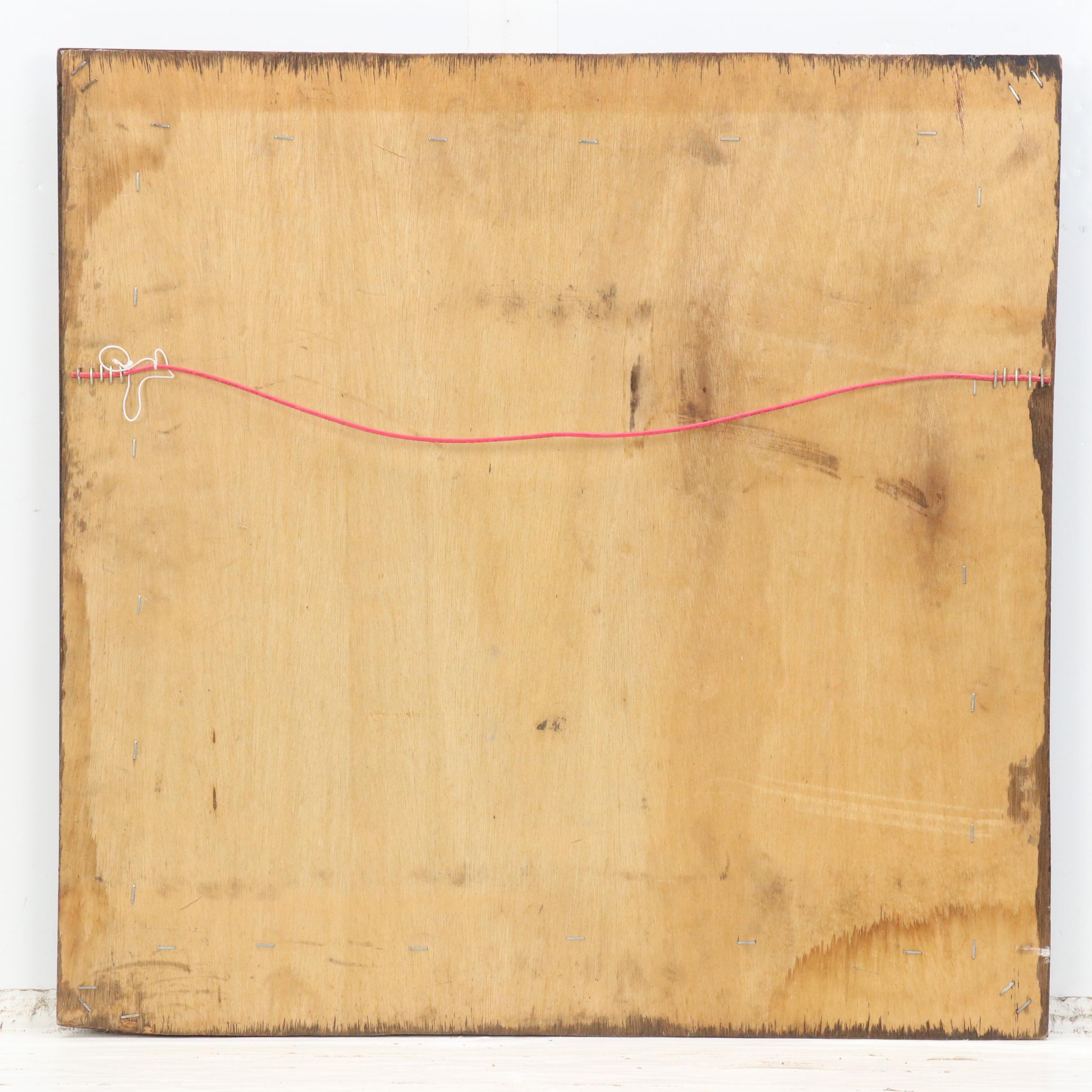 Mixed Media Painting of Wilderness Scene With Deer, Circa 1940