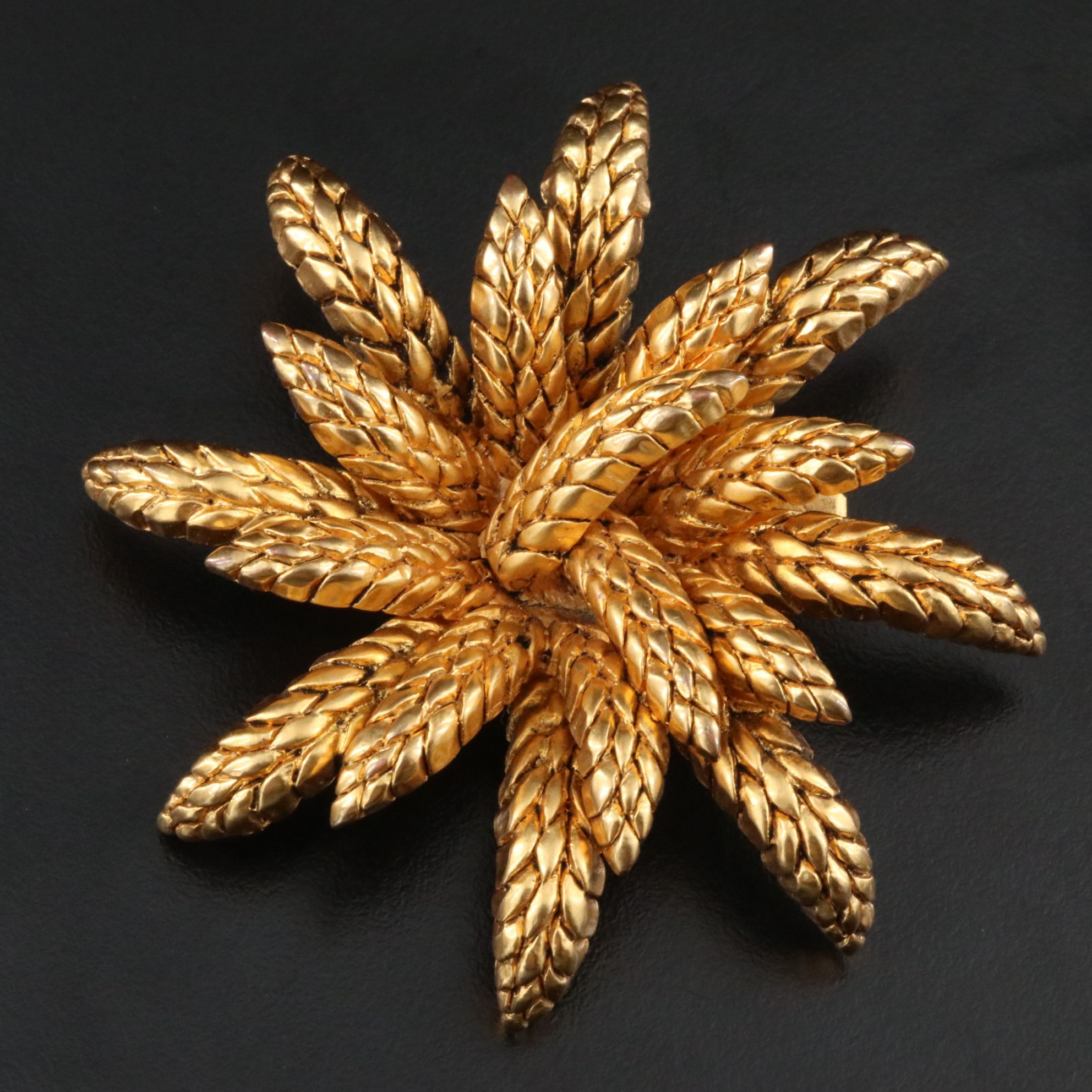 Chanel Wheat Flower Brooch 1993