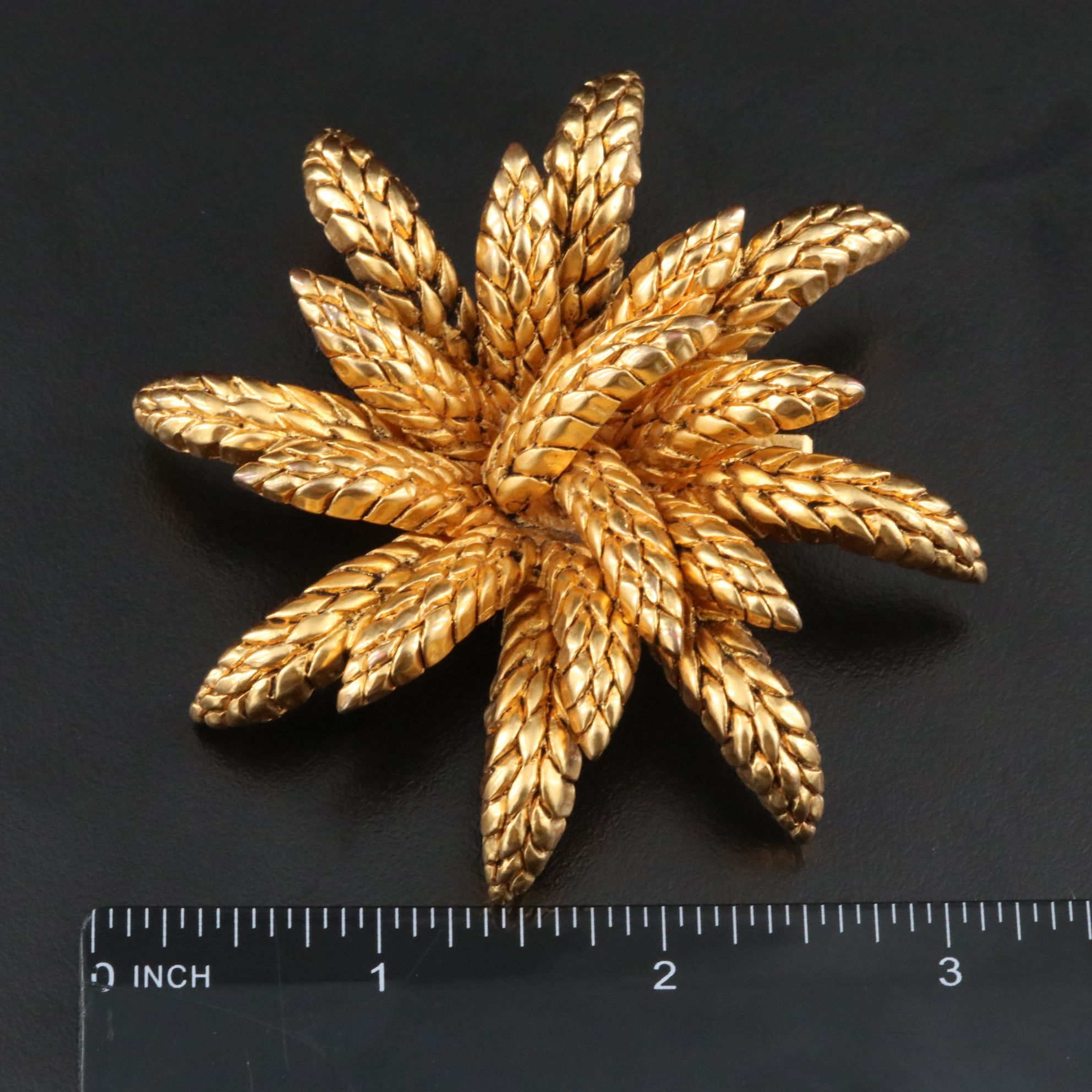 Chanel Wheat Flower Brooch 1993