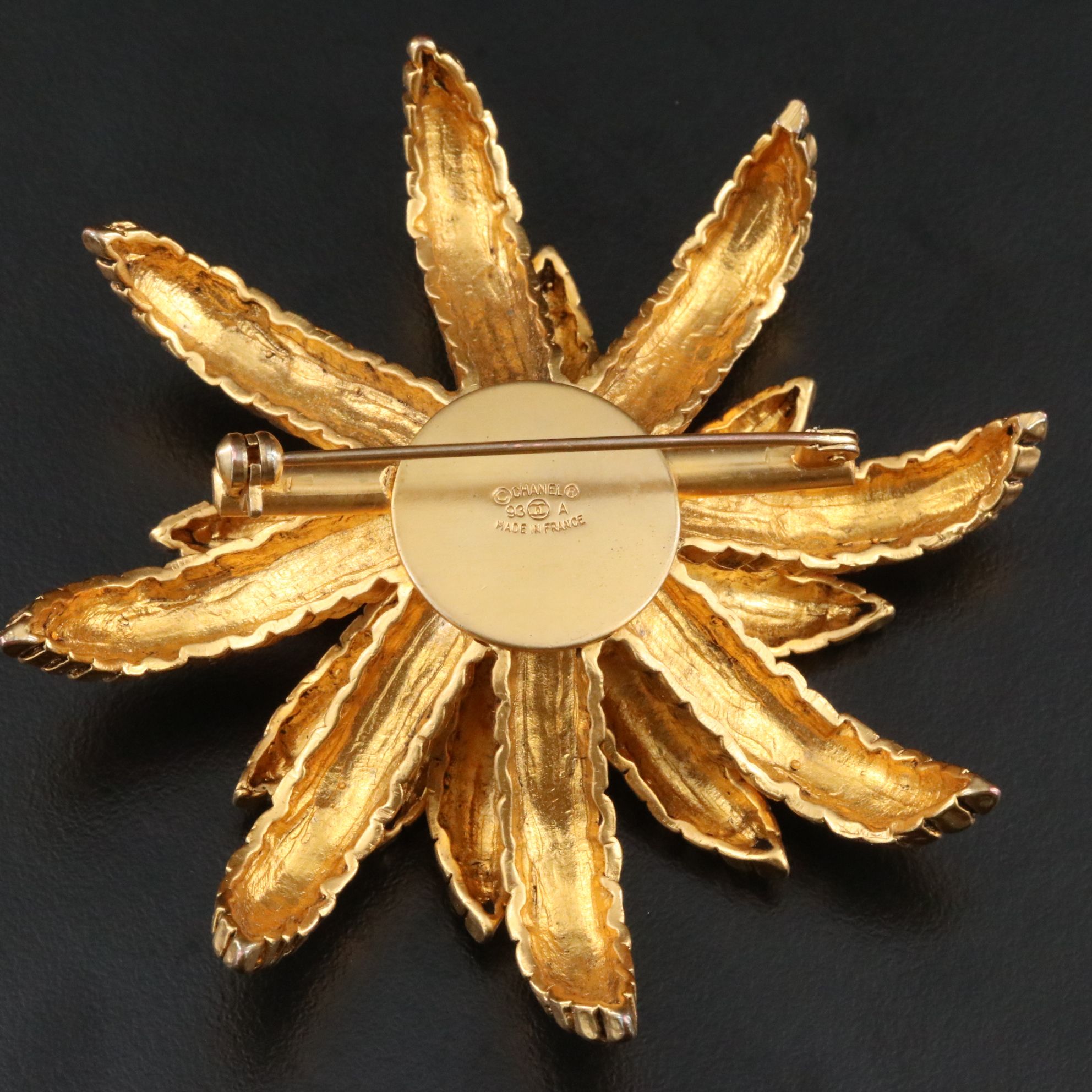Chanel Wheat Flower Brooch 1993