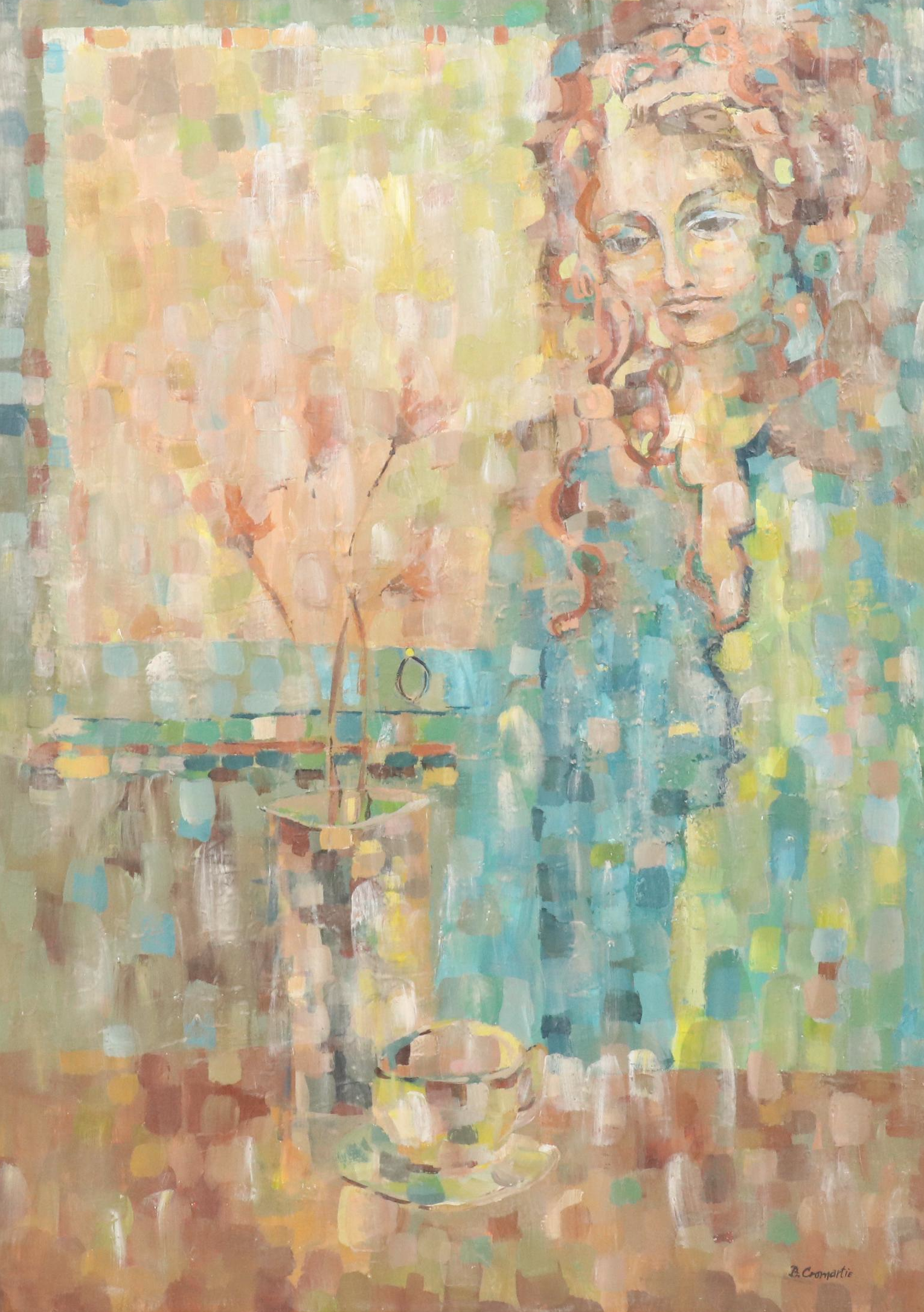 B. Cromartie Figurative Oil Painting, Late 20th Century