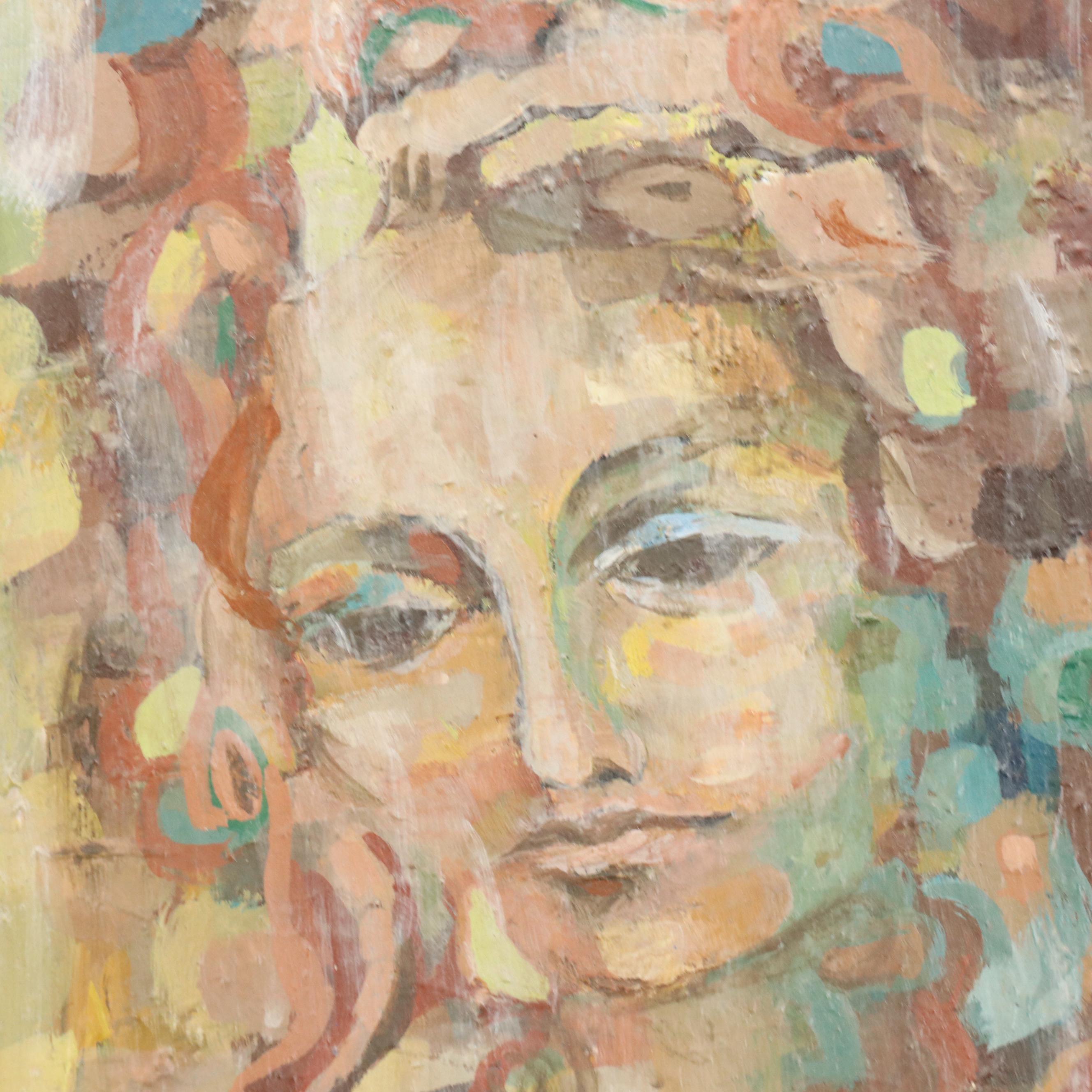 B. Cromartie Figurative Oil Painting, Late 20th Century