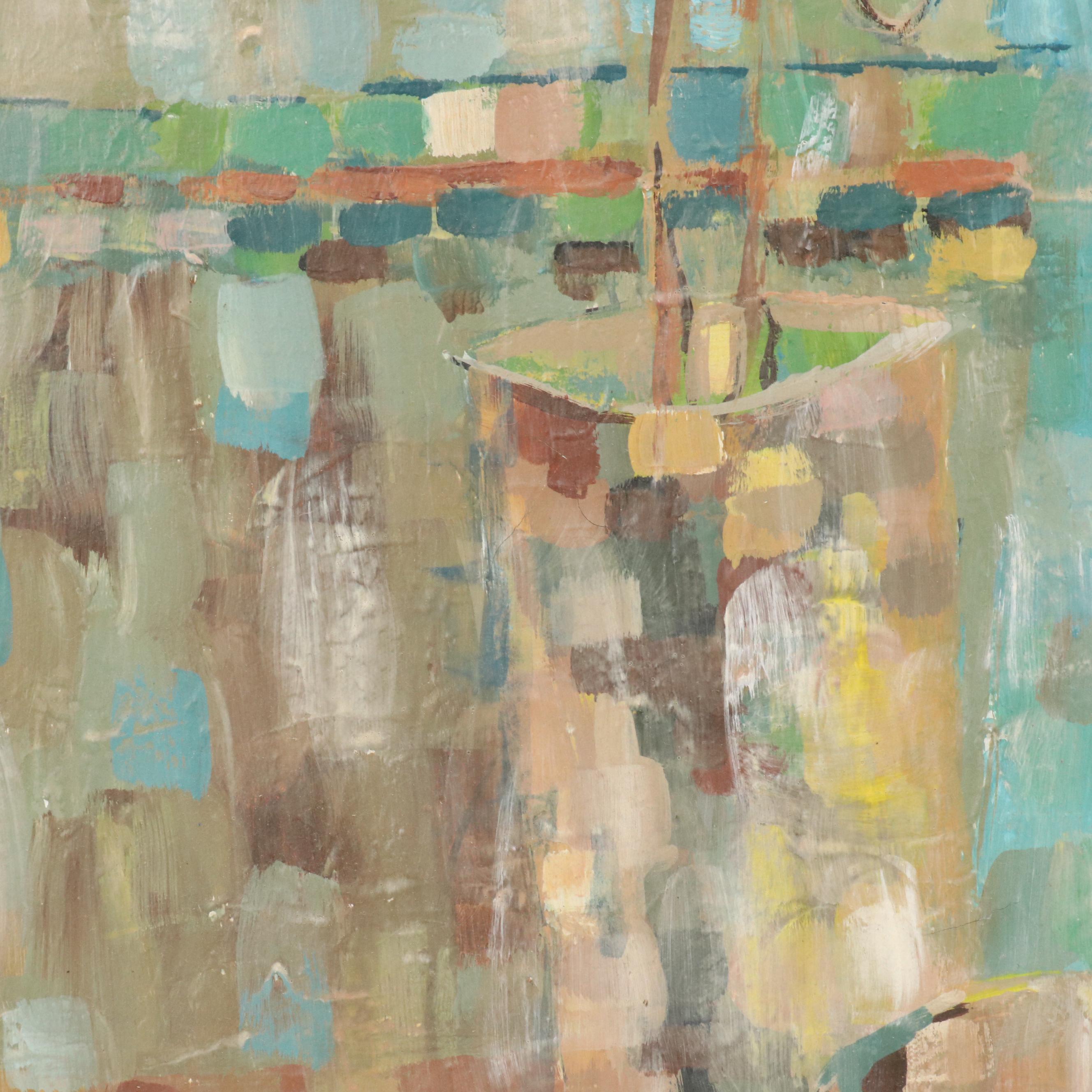 B. Cromartie Figurative Oil Painting, Late 20th Century