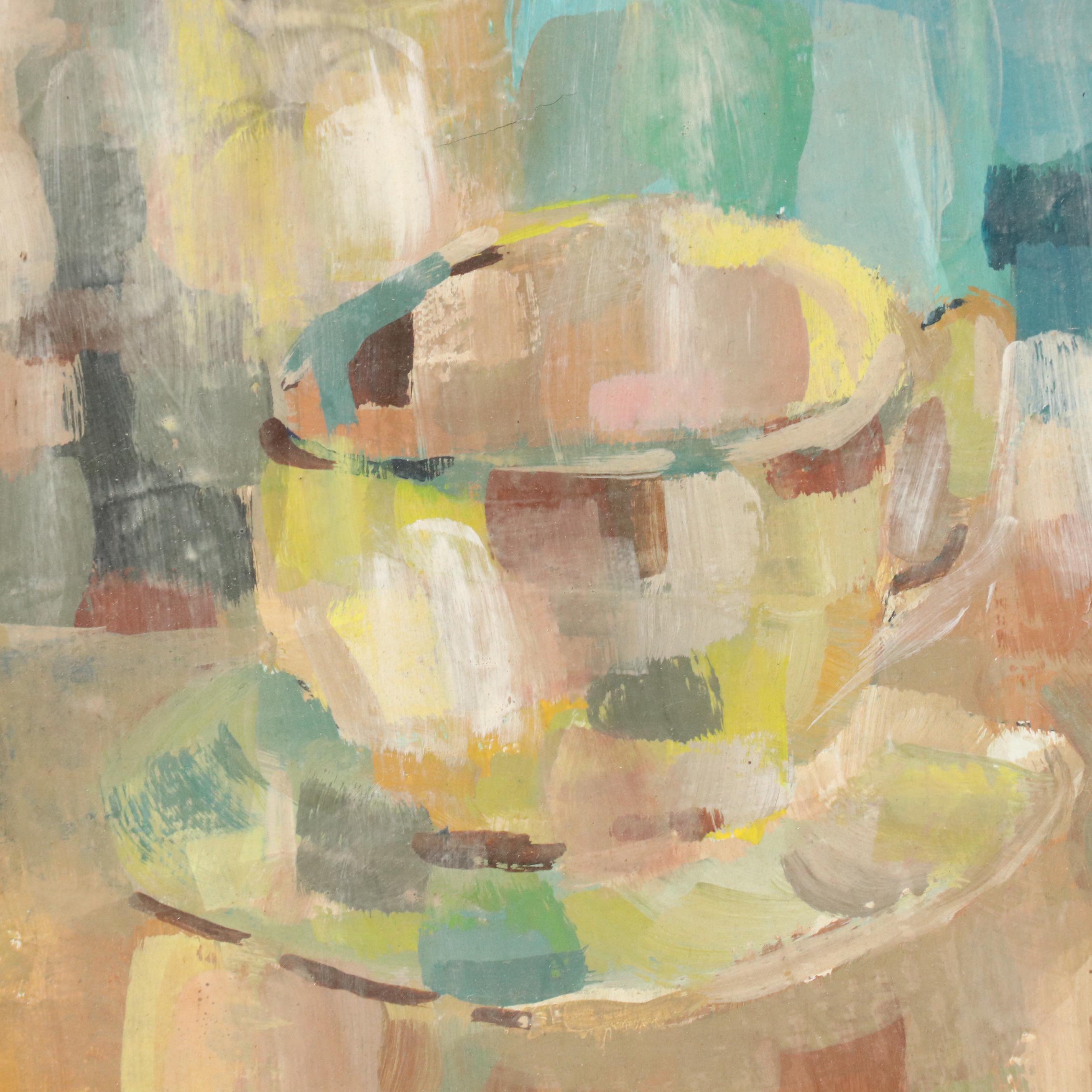 B. Cromartie Figurative Oil Painting, Late 20th Century