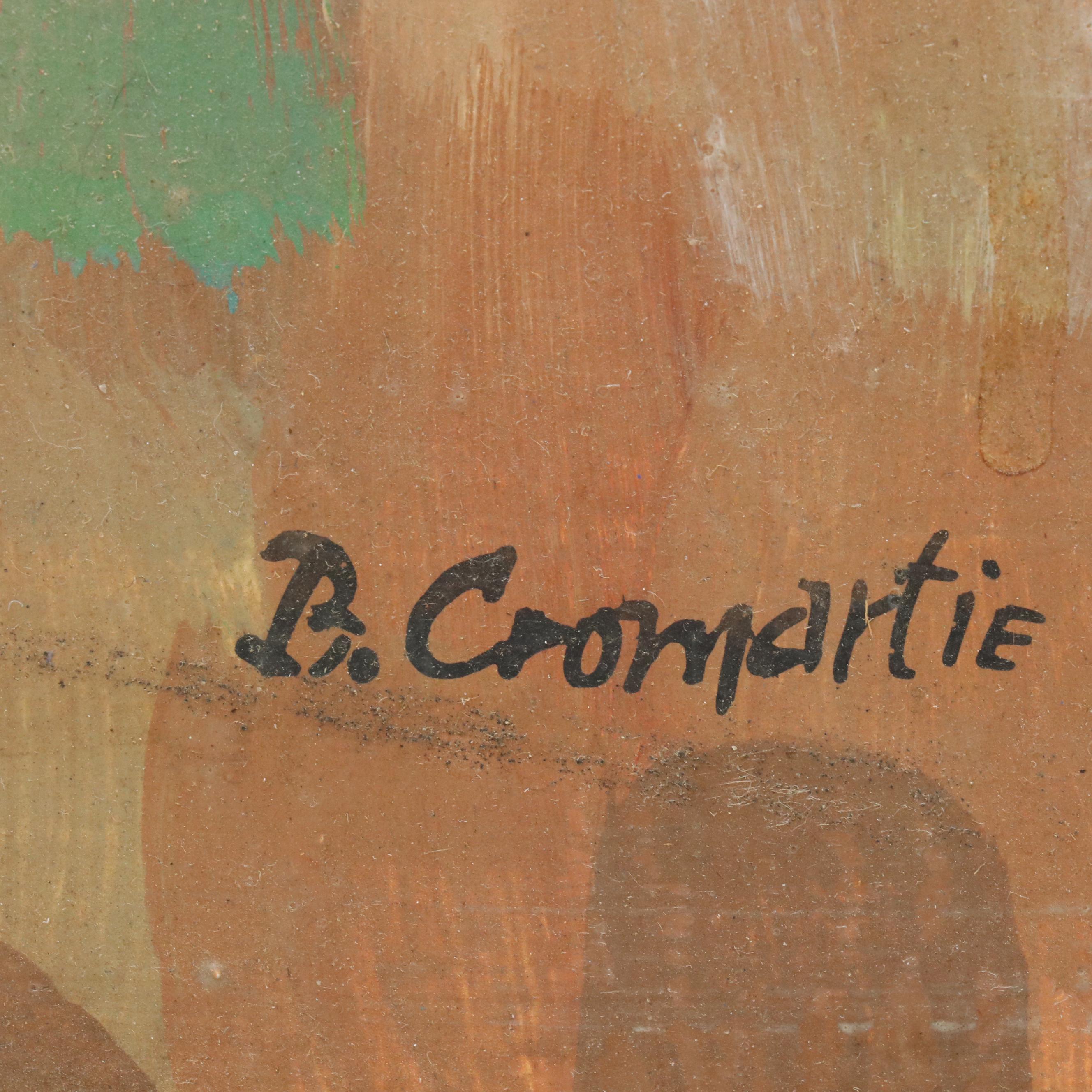 B. Cromartie Figurative Oil Painting, Late 20th Century