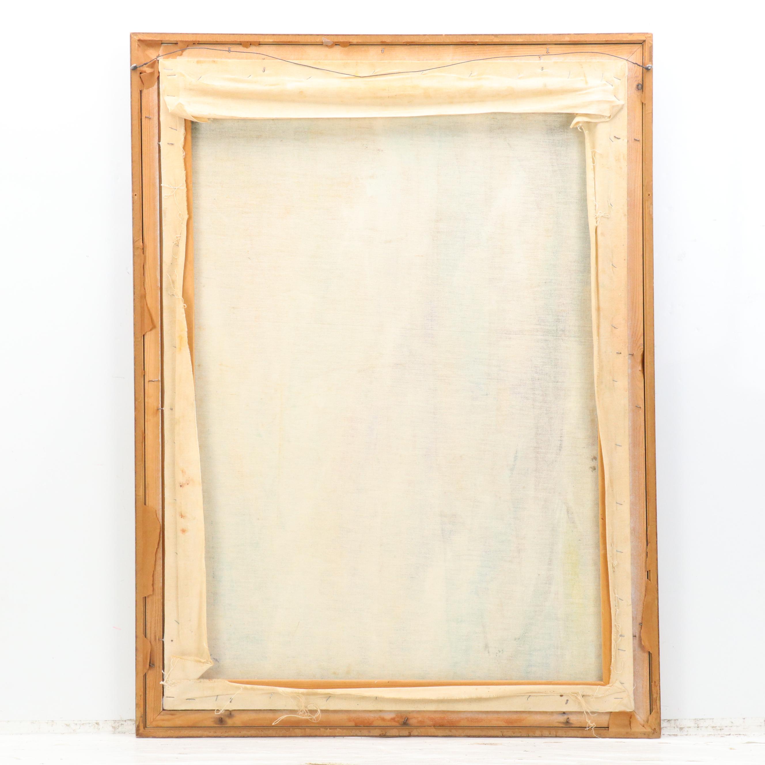 B. Cromartie Figurative Oil Painting, Late 20th Century