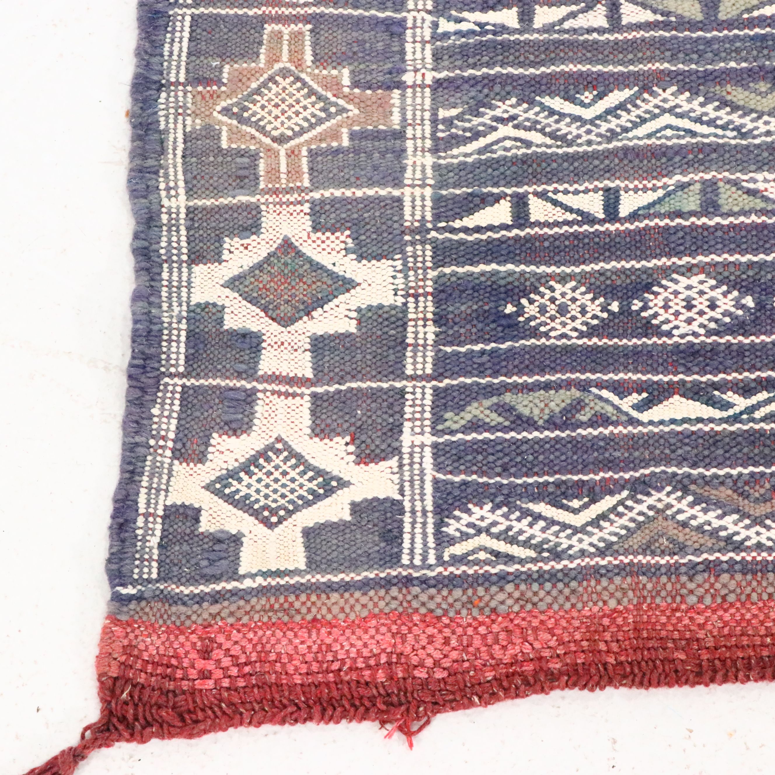 3'9 x 6'5 Handwoven Turkish Mut Cicim Area Rug