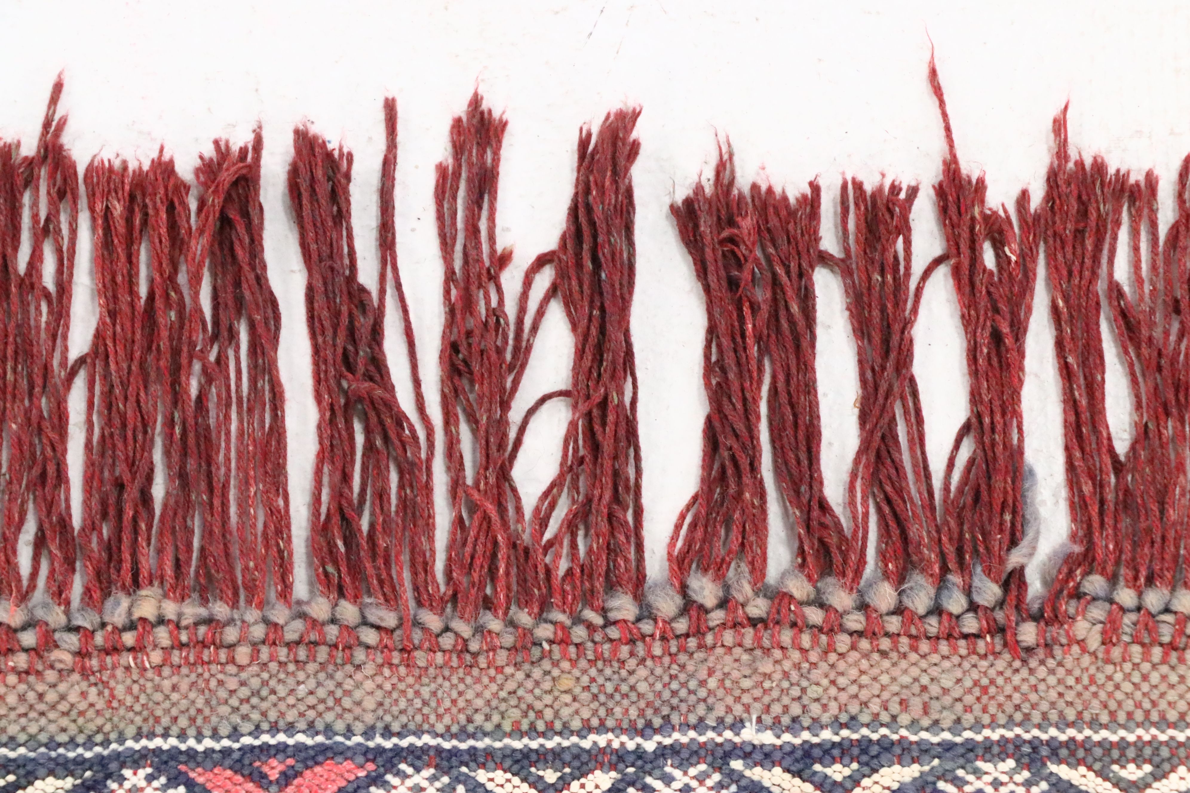 3'9 x 6'5 Handwoven Turkish Mut Cicim Area Rug