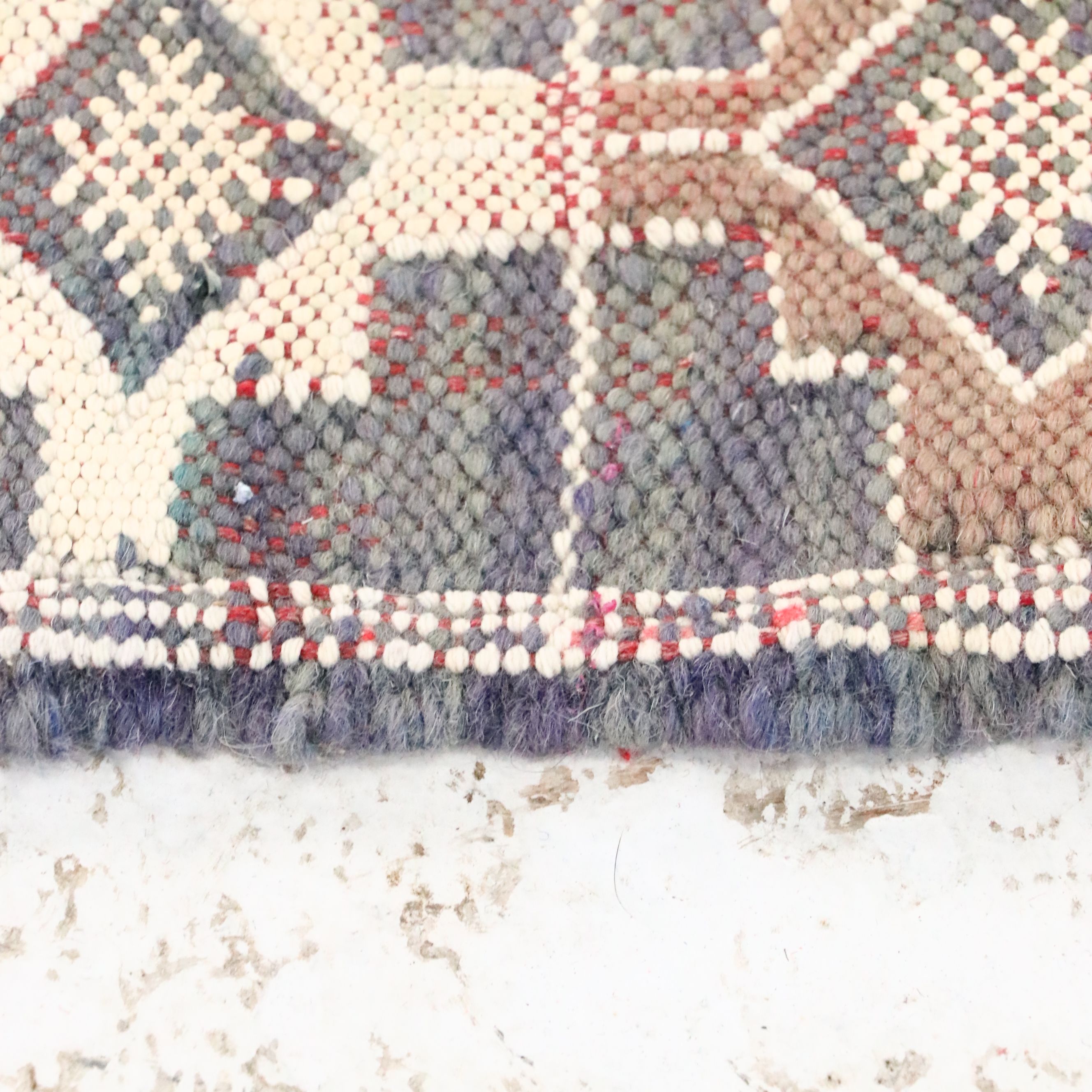 3'9 x 6'5 Handwoven Turkish Mut Cicim Area Rug