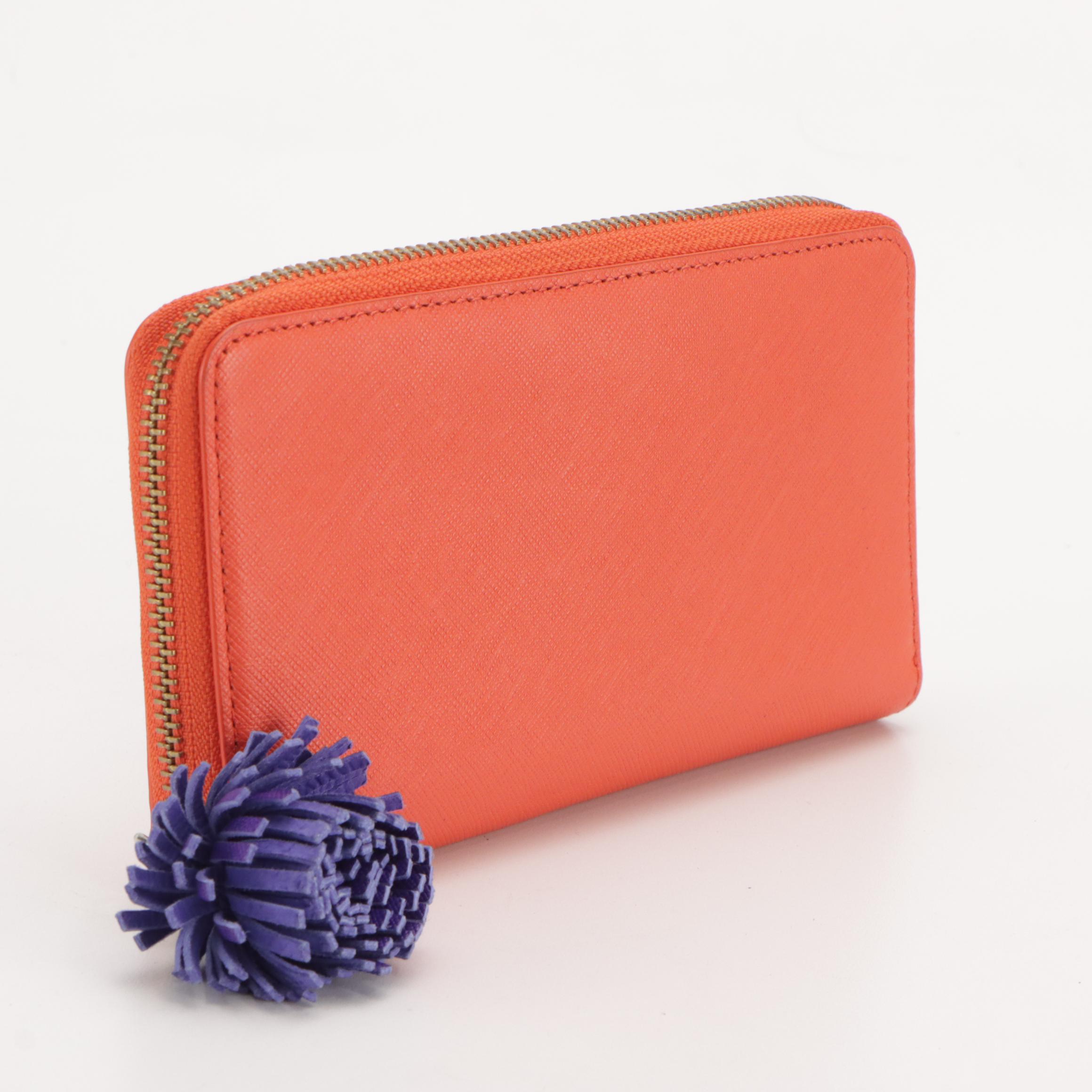 Clarks & Ora Delphine Grained Leather Shoulder Bags, Talbots Tassel Zip Wallet