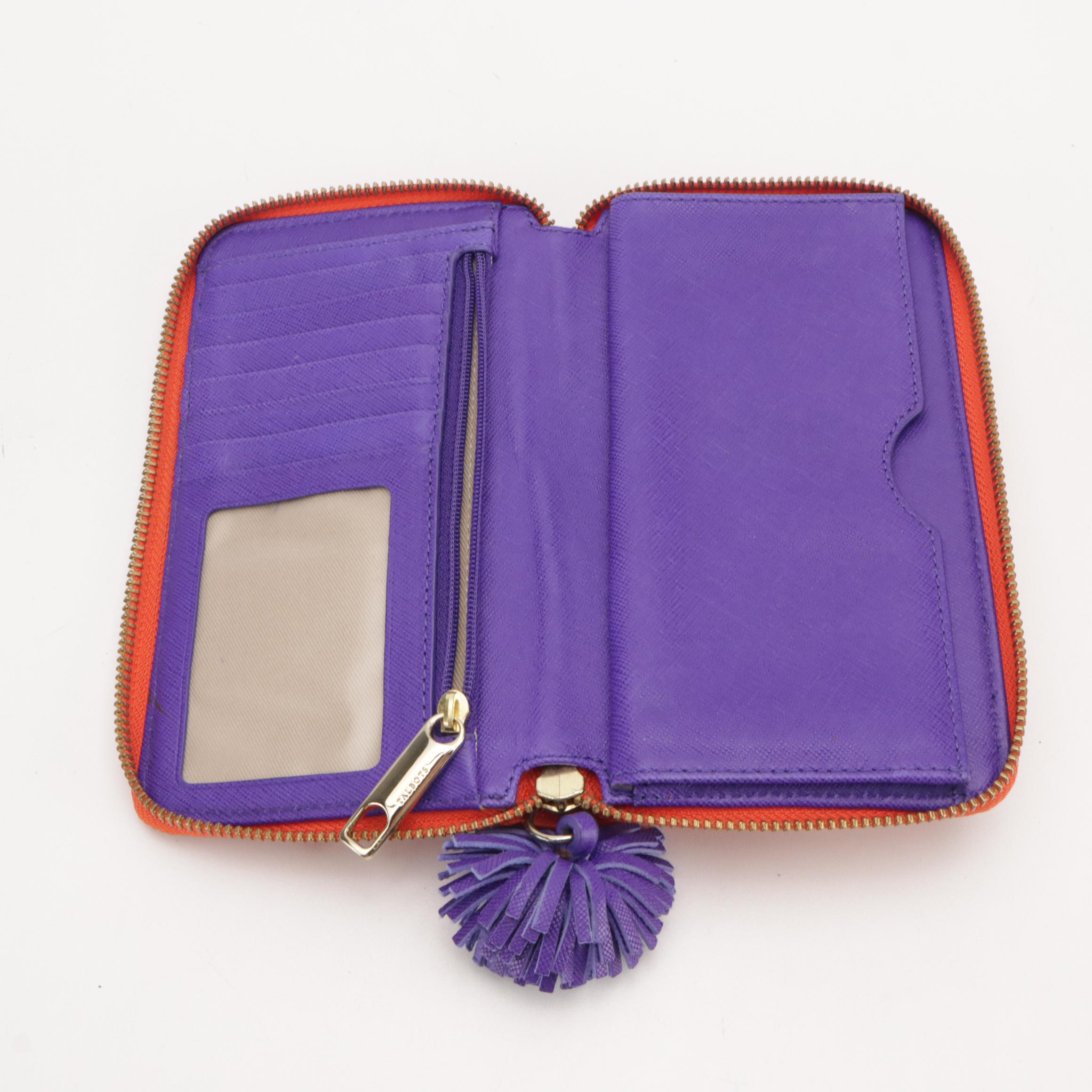 Clarks & Ora Delphine Grained Leather Shoulder Bags, Talbots Tassel Zip Wallet