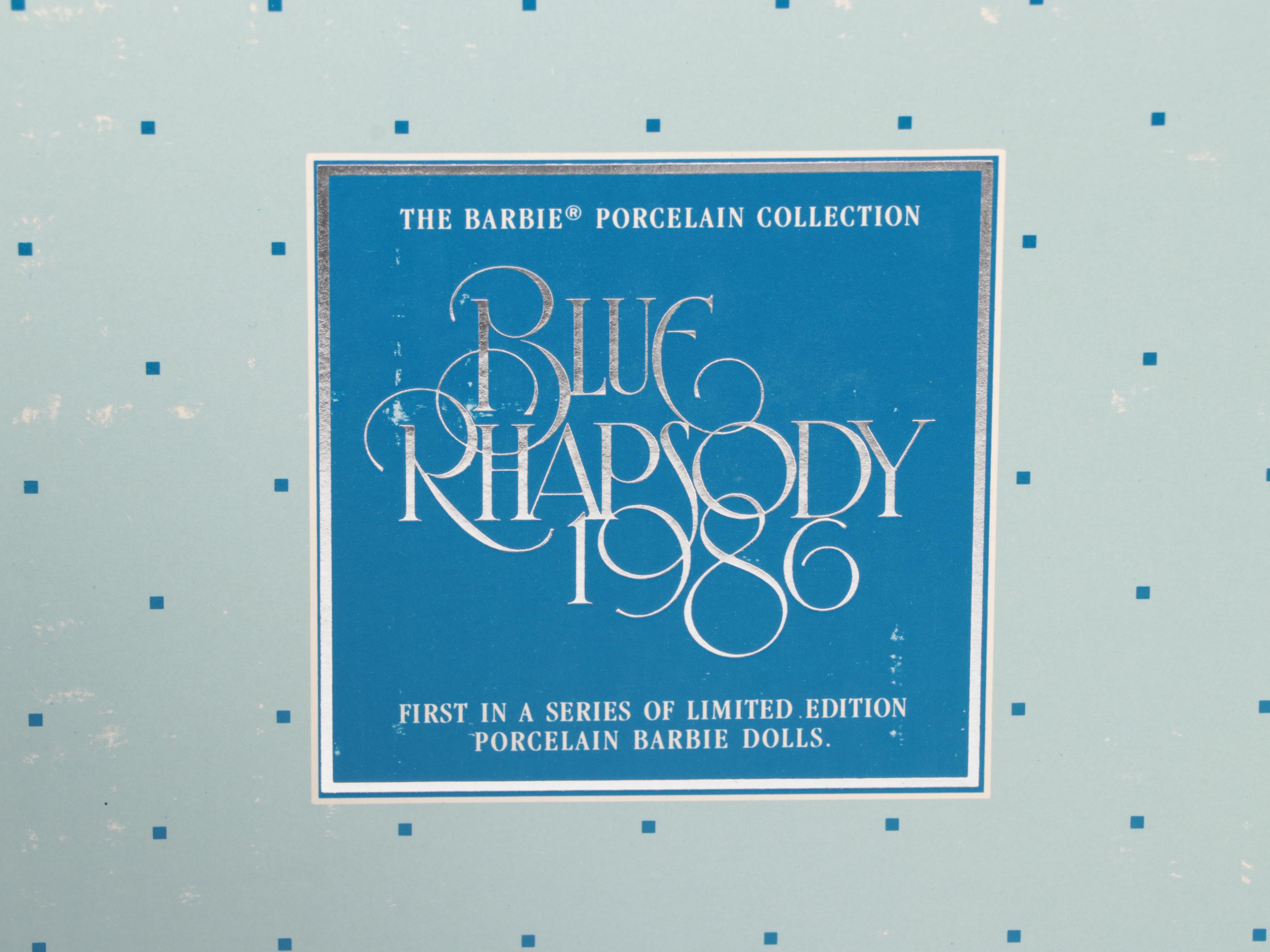 Mattel "Evening Pearl," "Blue Rhapsody," and "Crystal Rhapsody" Barbies