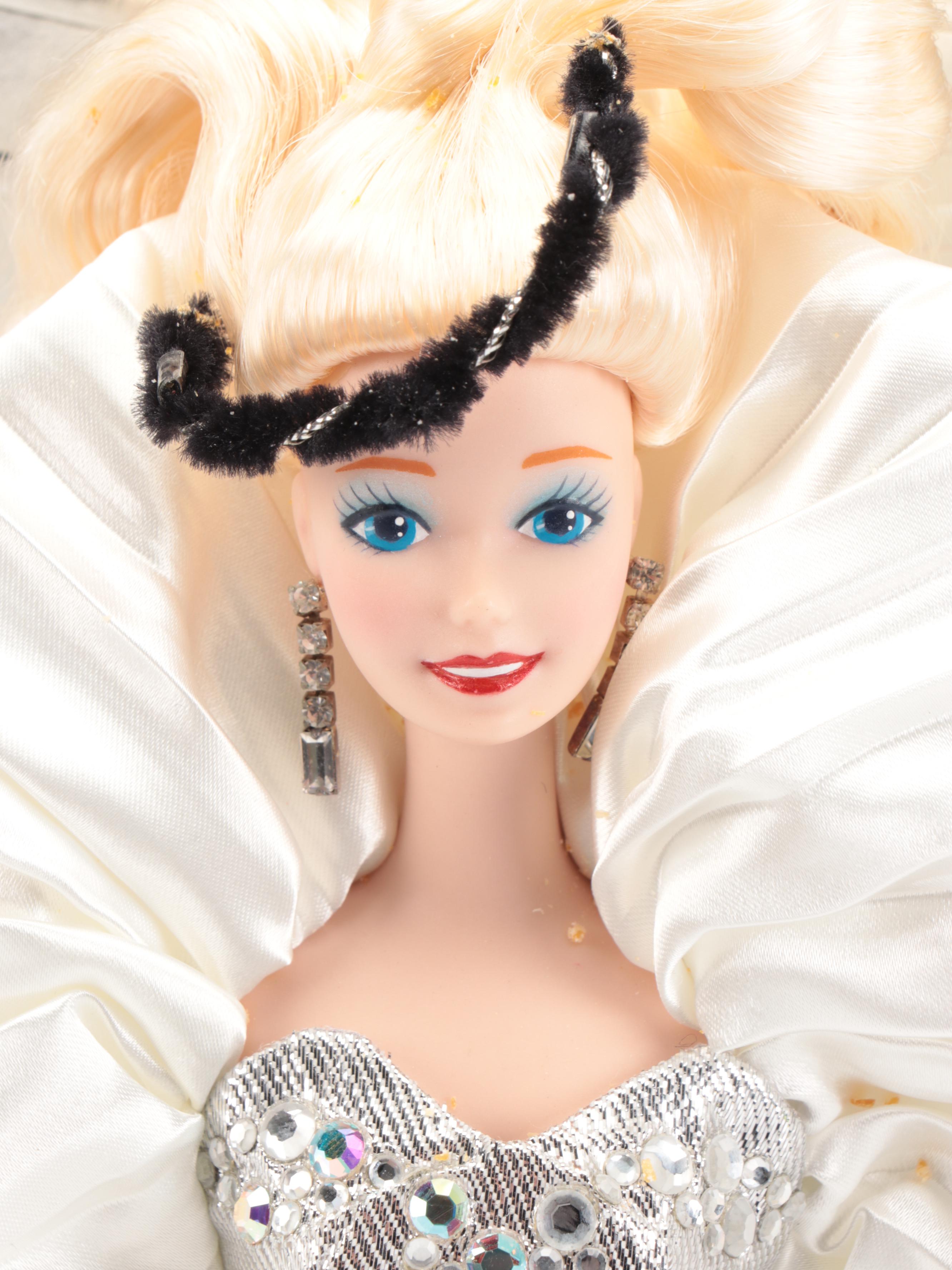 Mattel "Evening Pearl," "Blue Rhapsody," and "Crystal Rhapsody" Barbies