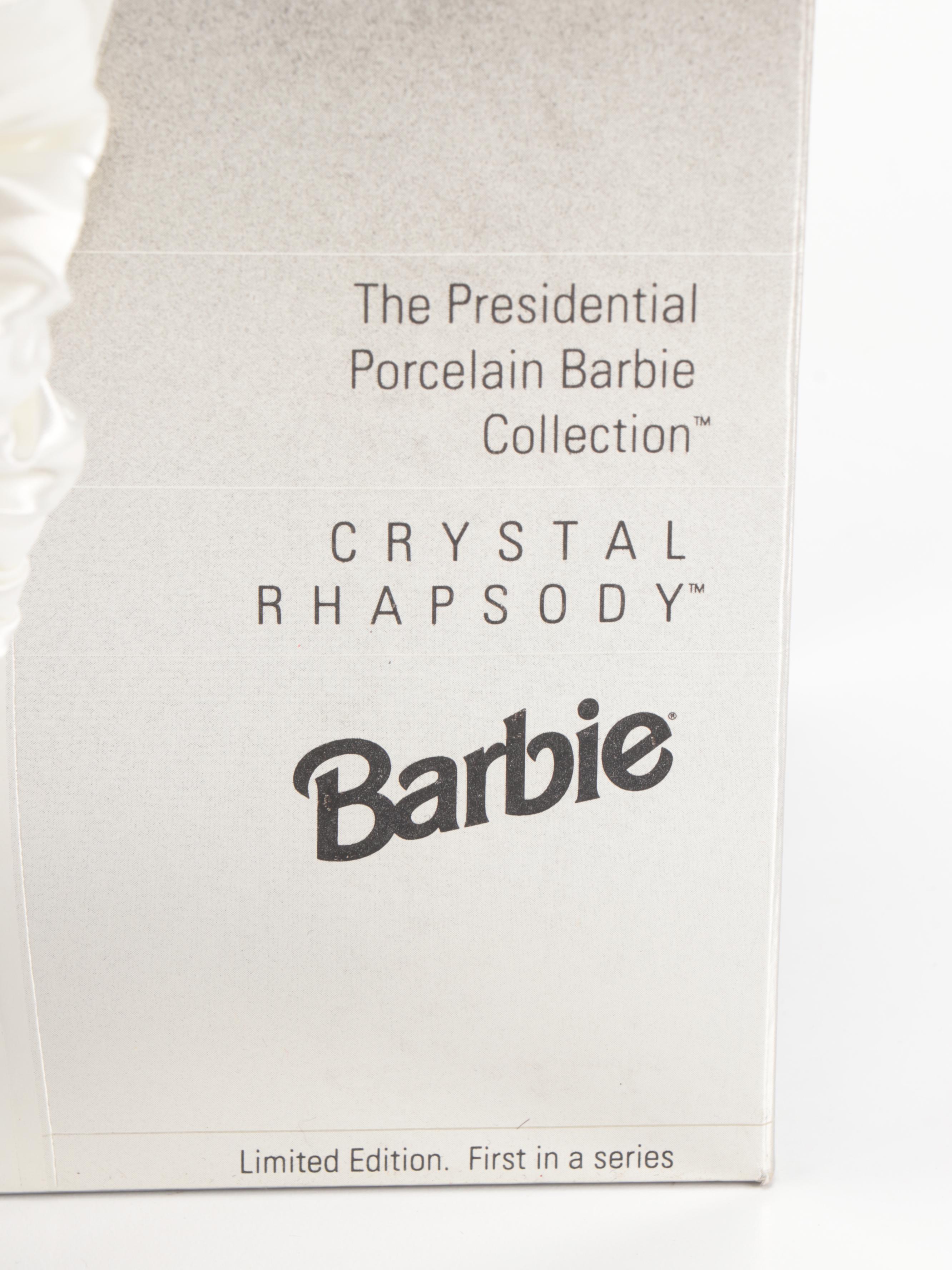 Mattel "Evening Pearl," "Blue Rhapsody," and "Crystal Rhapsody" Barbies