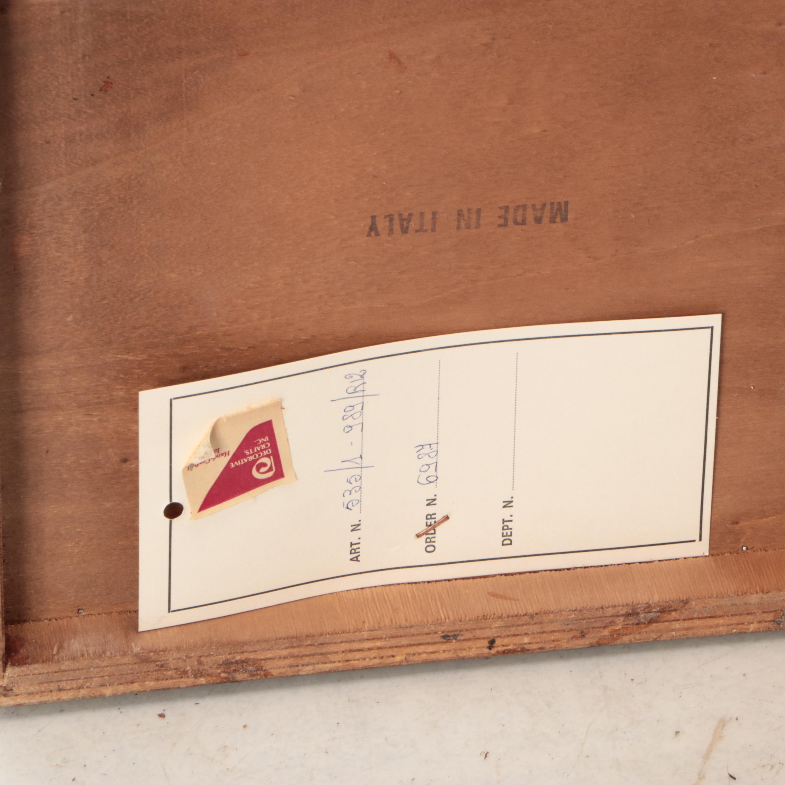 Pair of Decorative Crafts Italian Modern Style Burl Pedestals