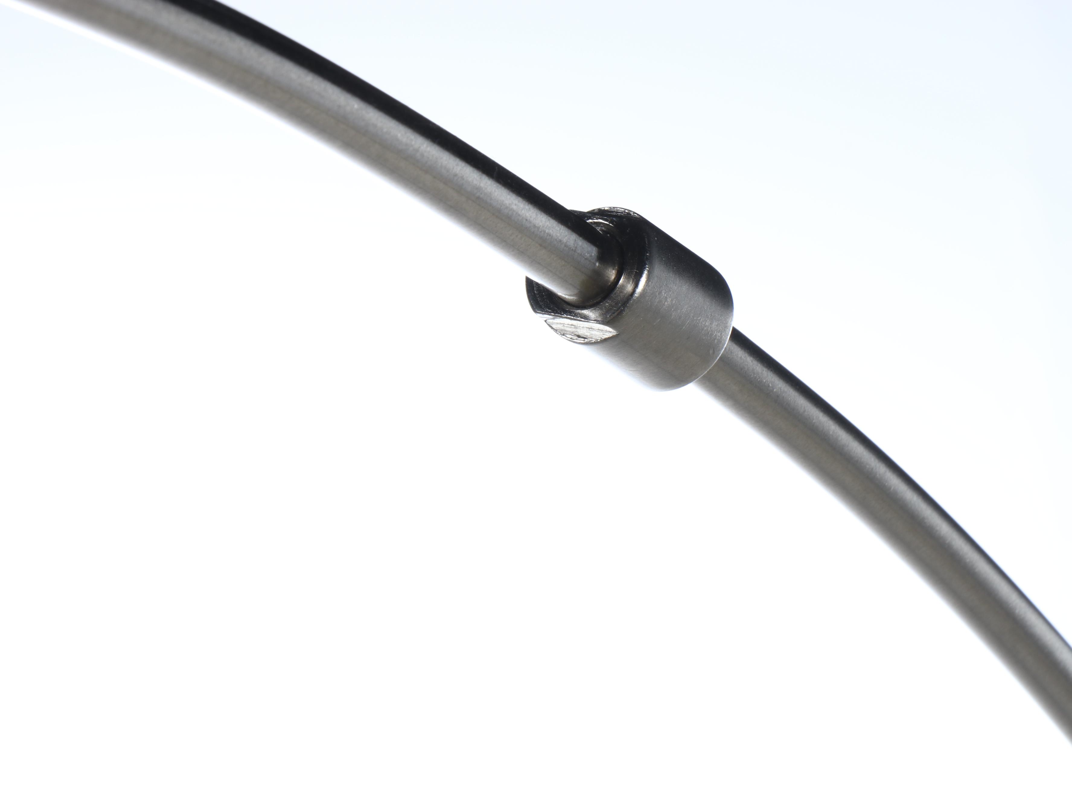 H-Welldone Postmodern Brushed Metal Three Arm Floor Arc Lamp & Drum Shades