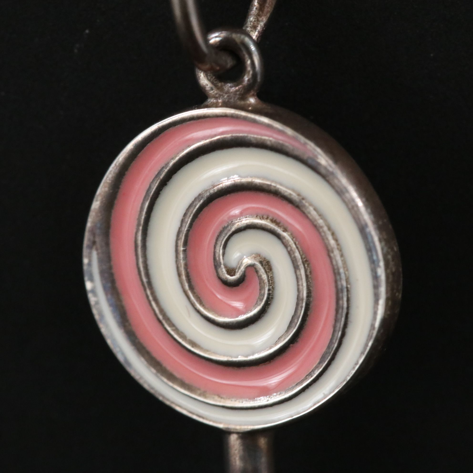 Tiffany & Co. Sterling Enamel Lollipop Charm