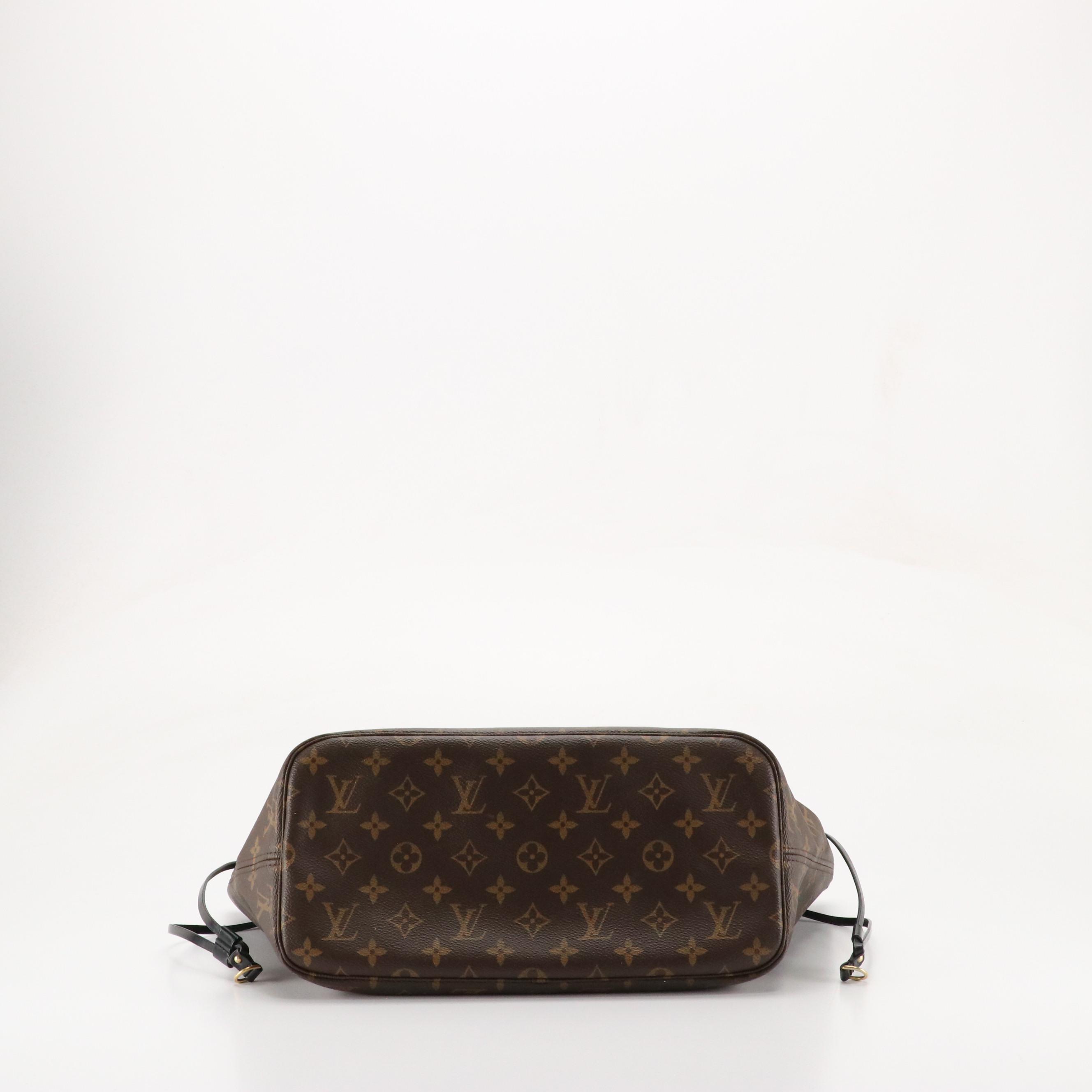 Louis Vuitton World Tour Neverfull MM in Monogram Canvas and Black Leather Trim