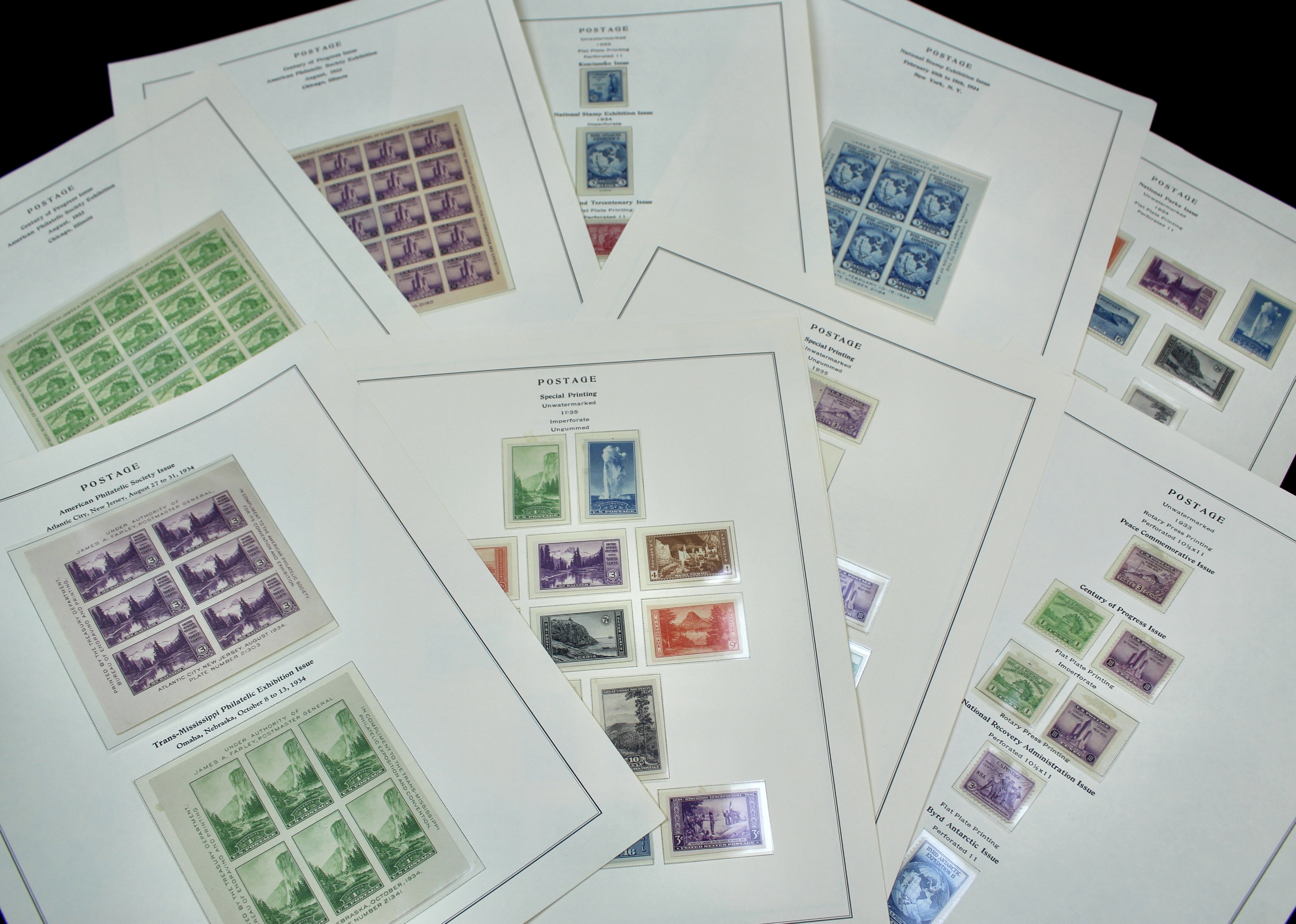Farley U.S. Postage Stamp Collection