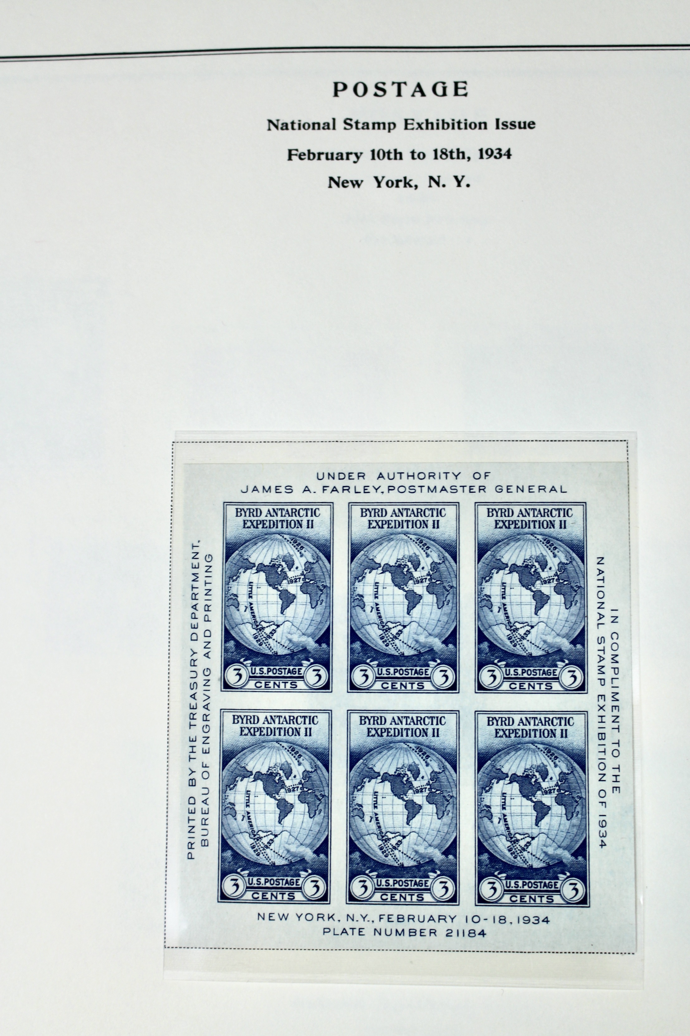 Farley U.S. Postage Stamp Collection