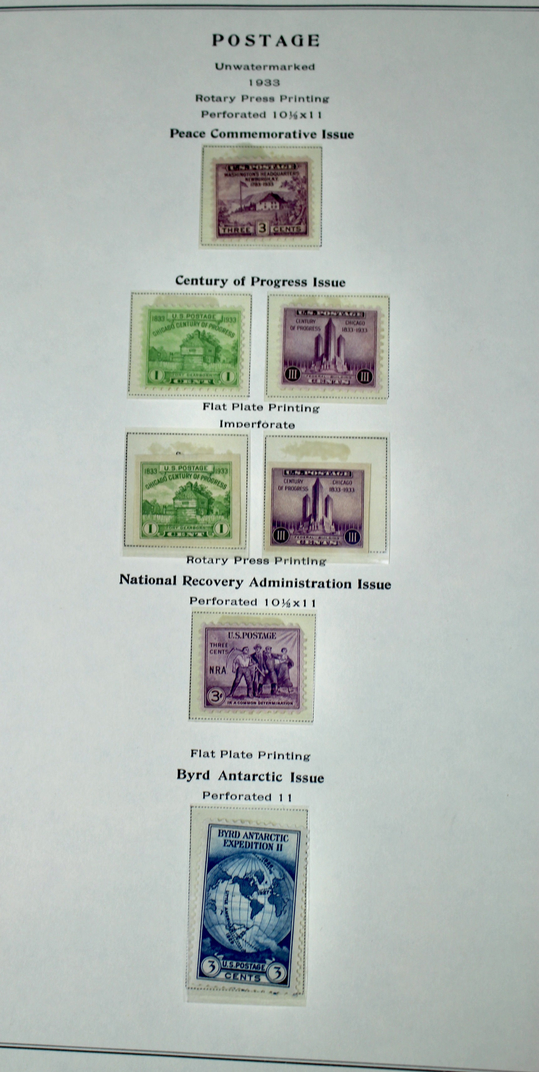 Farley U.S. Postage Stamp Collection