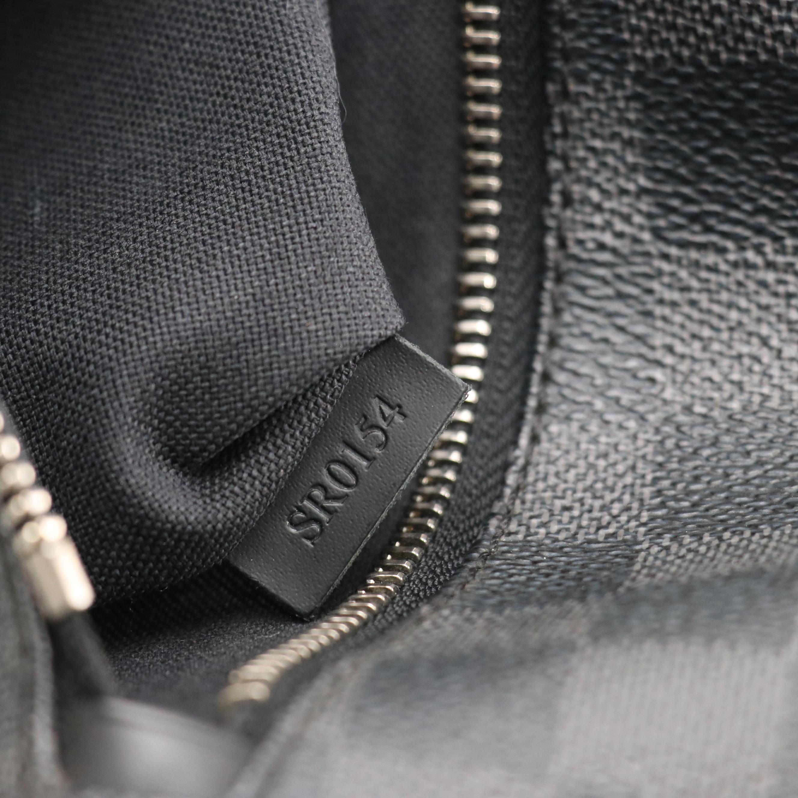 Louis Vuitton Mick PM Messenger Bag in Damier Graphite Coated Canvas/Leather