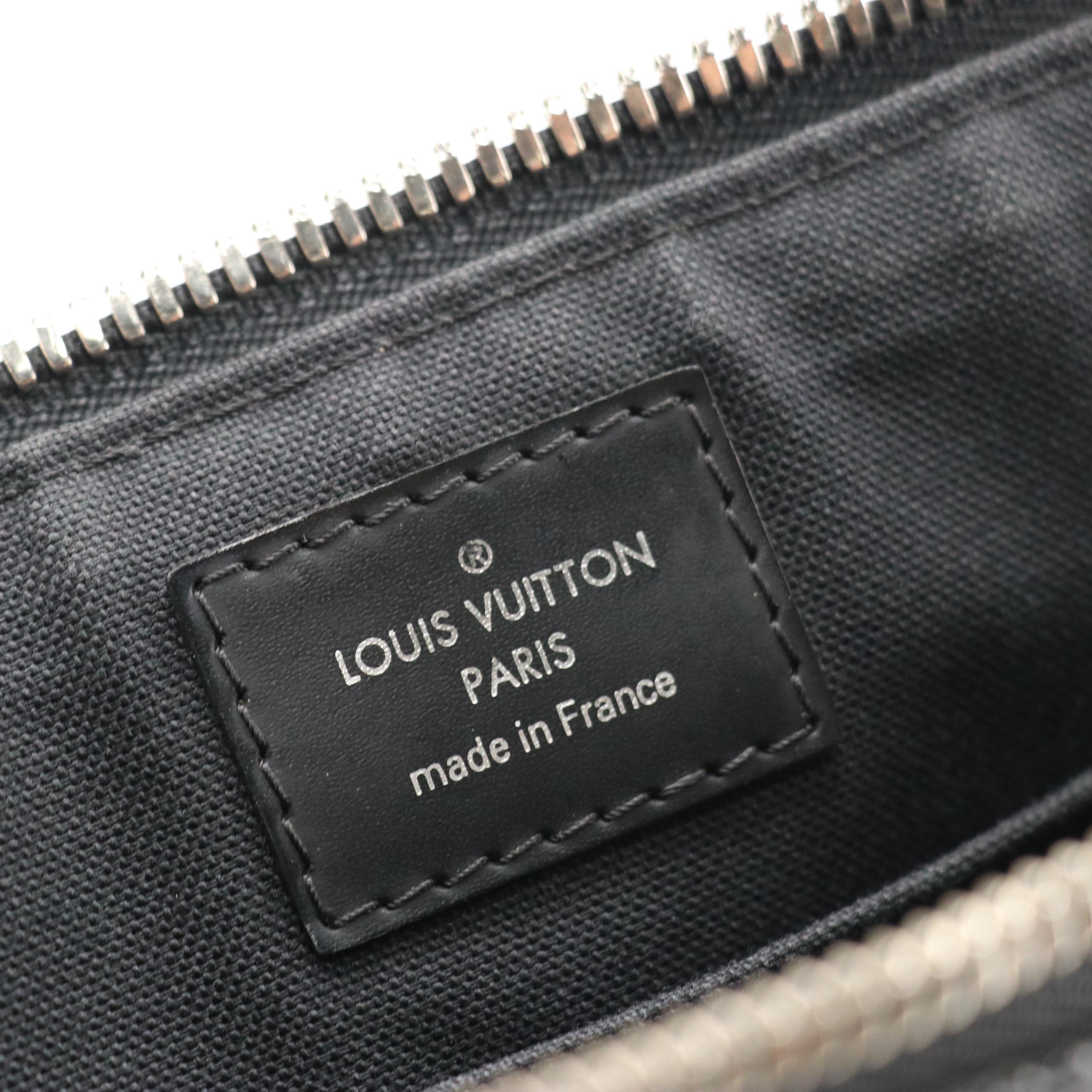Louis Vuitton Mick PM Messenger Bag in Damier Graphite Coated Canvas/Leather