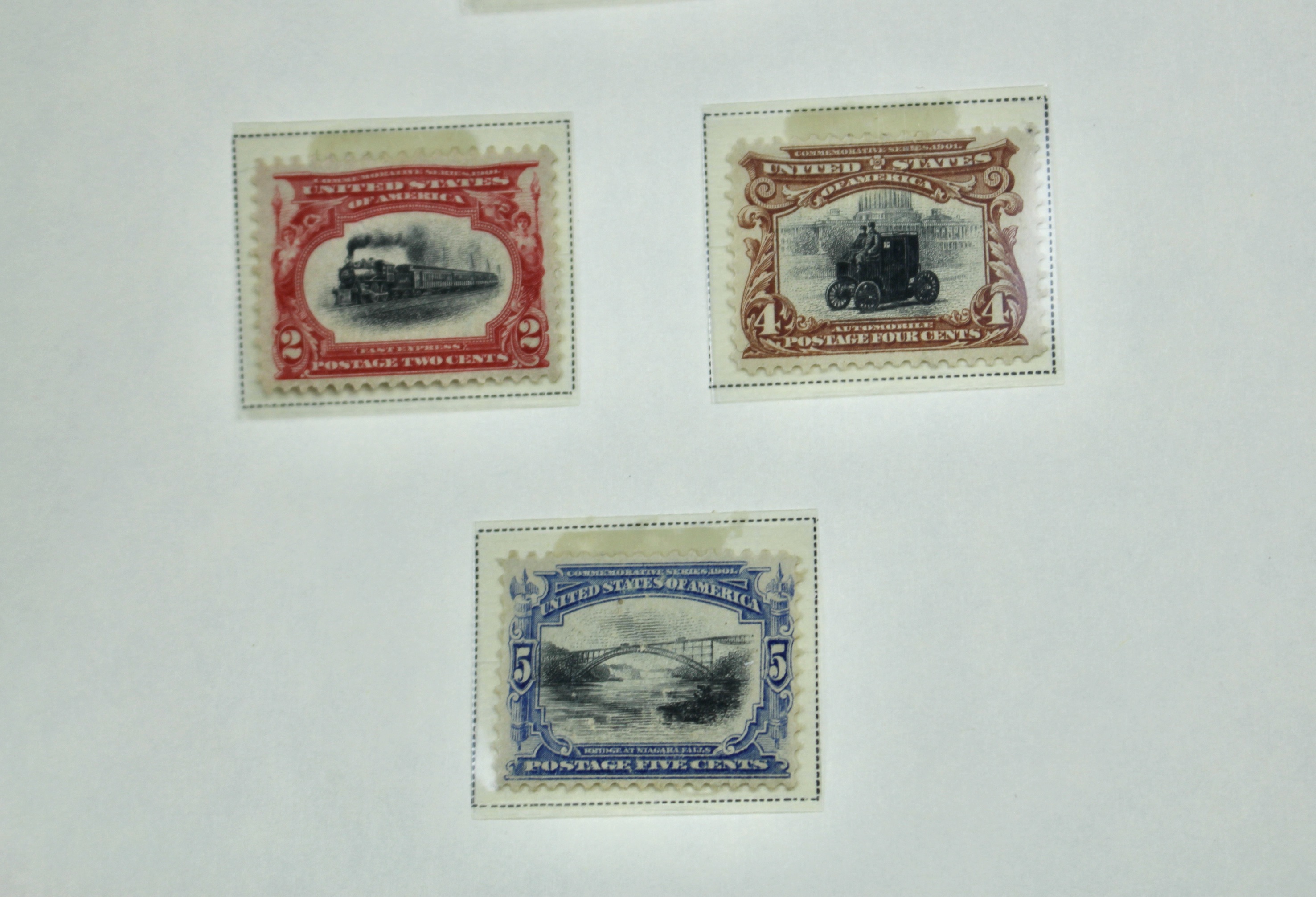 1901 Pan-American Exposition Postage Stamp Set, Scott 294-299, MH