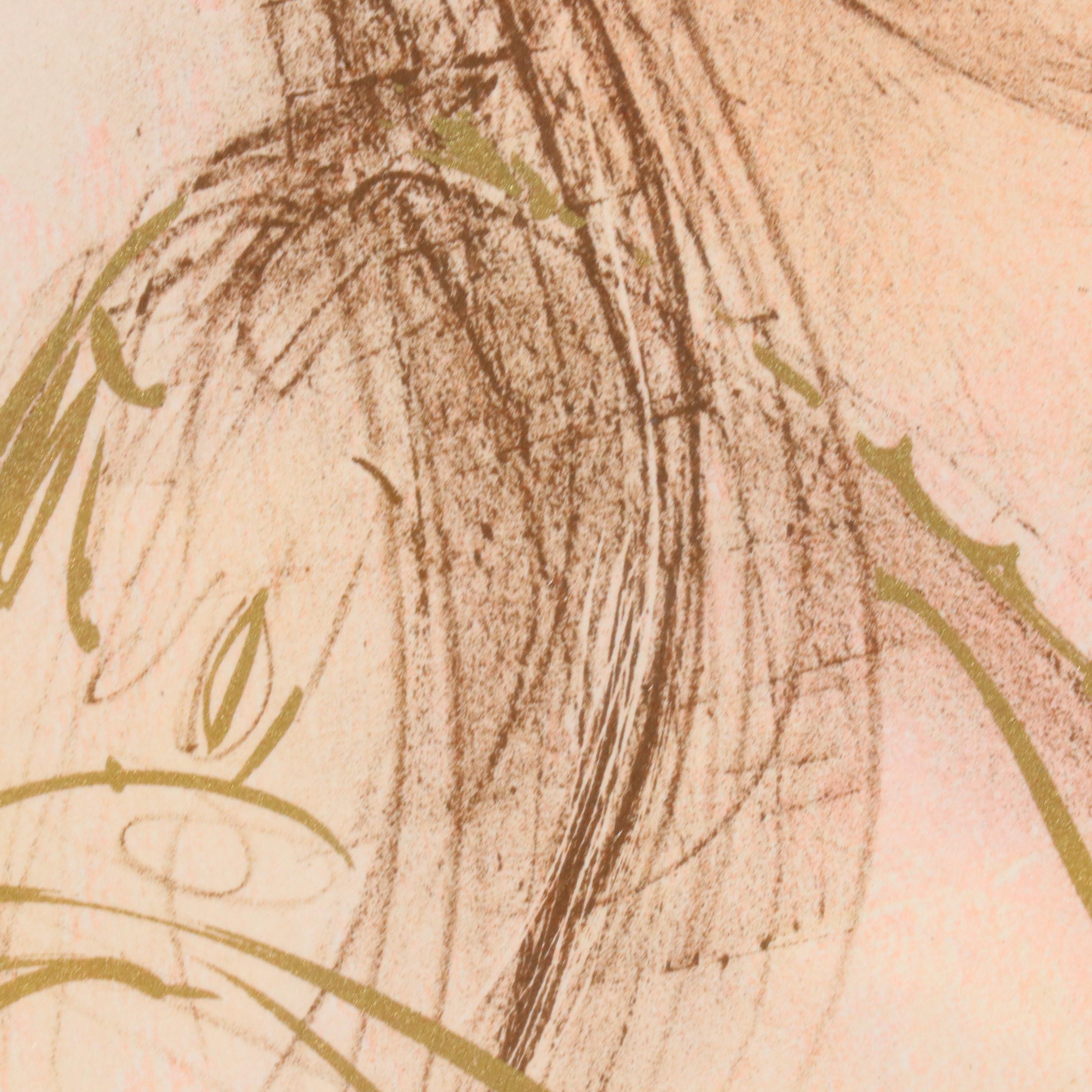 Edna Hibel Lithograph Portrait "Rita"