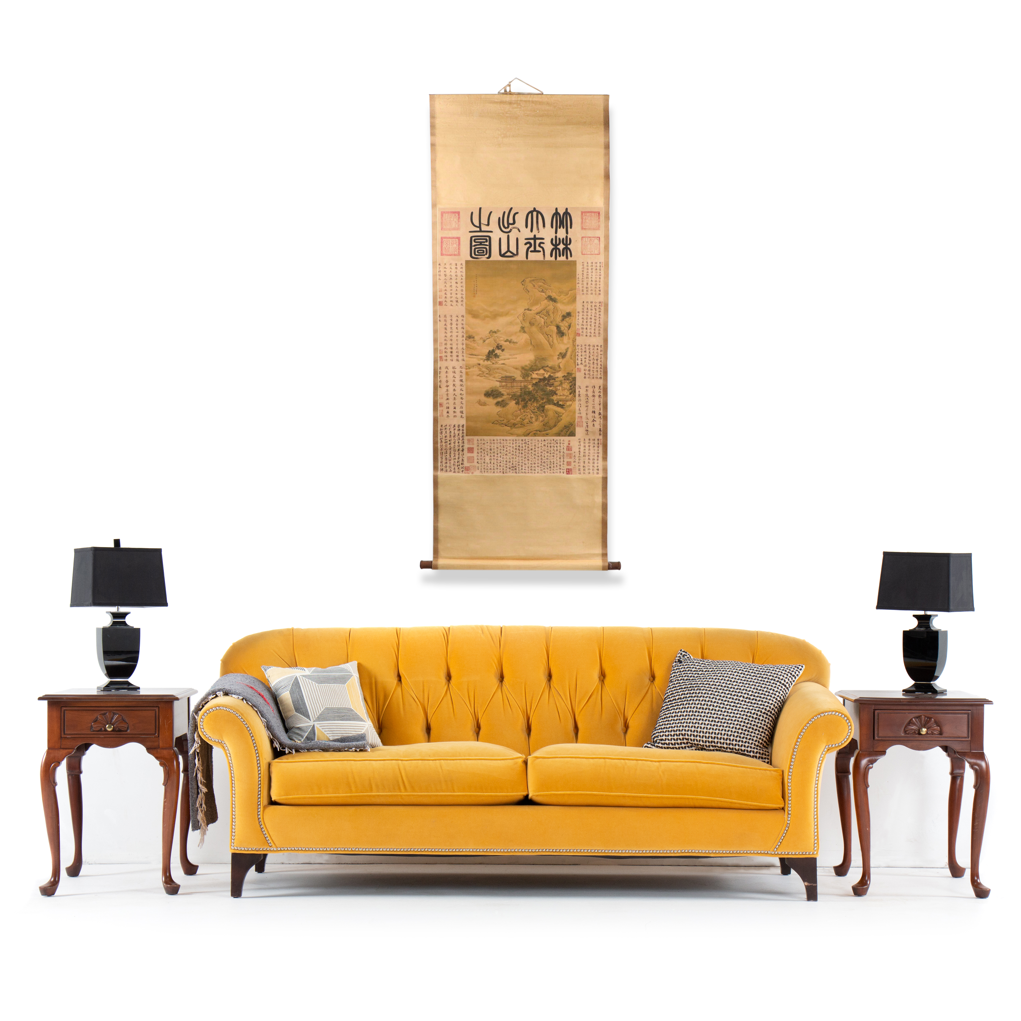 Giclée After Yuan Yao Hanging Scroll "Rain is Coming," 21st Century