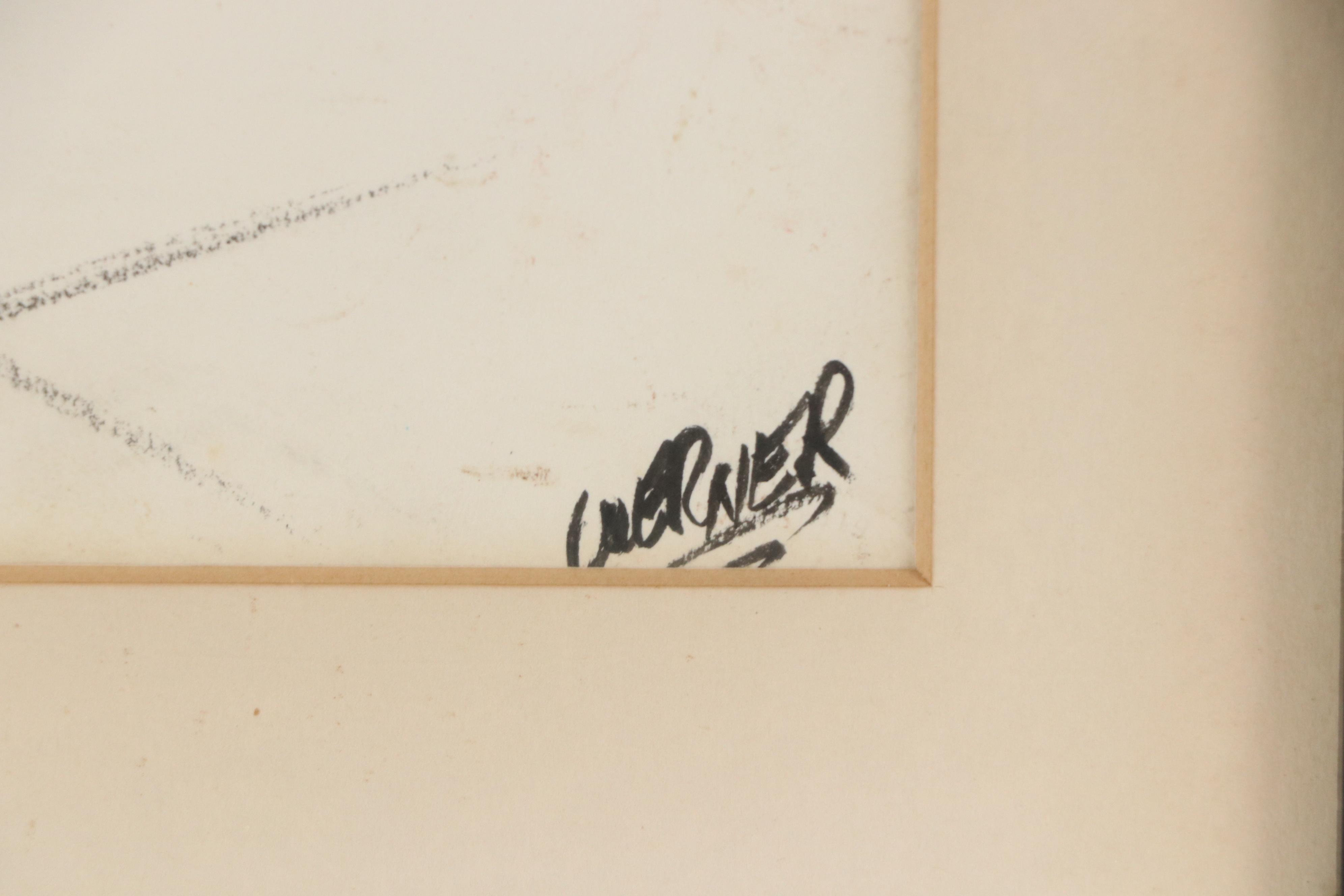 Charles Werner Mixed Media Cartoon Illustration "Gimme Some More Money...,"