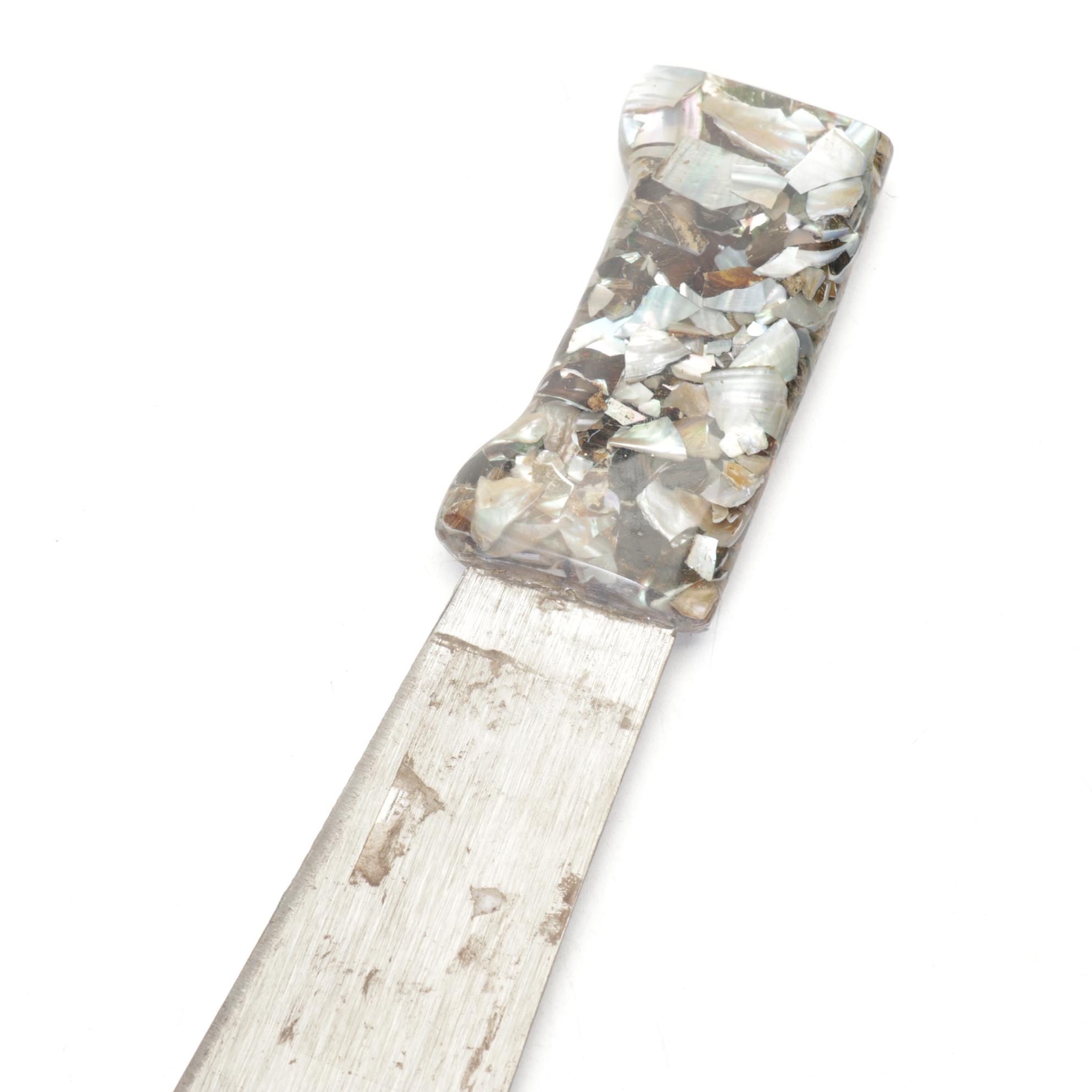 Promedoca Machetes & Knife with Hand-Crafted Leather Sheaths