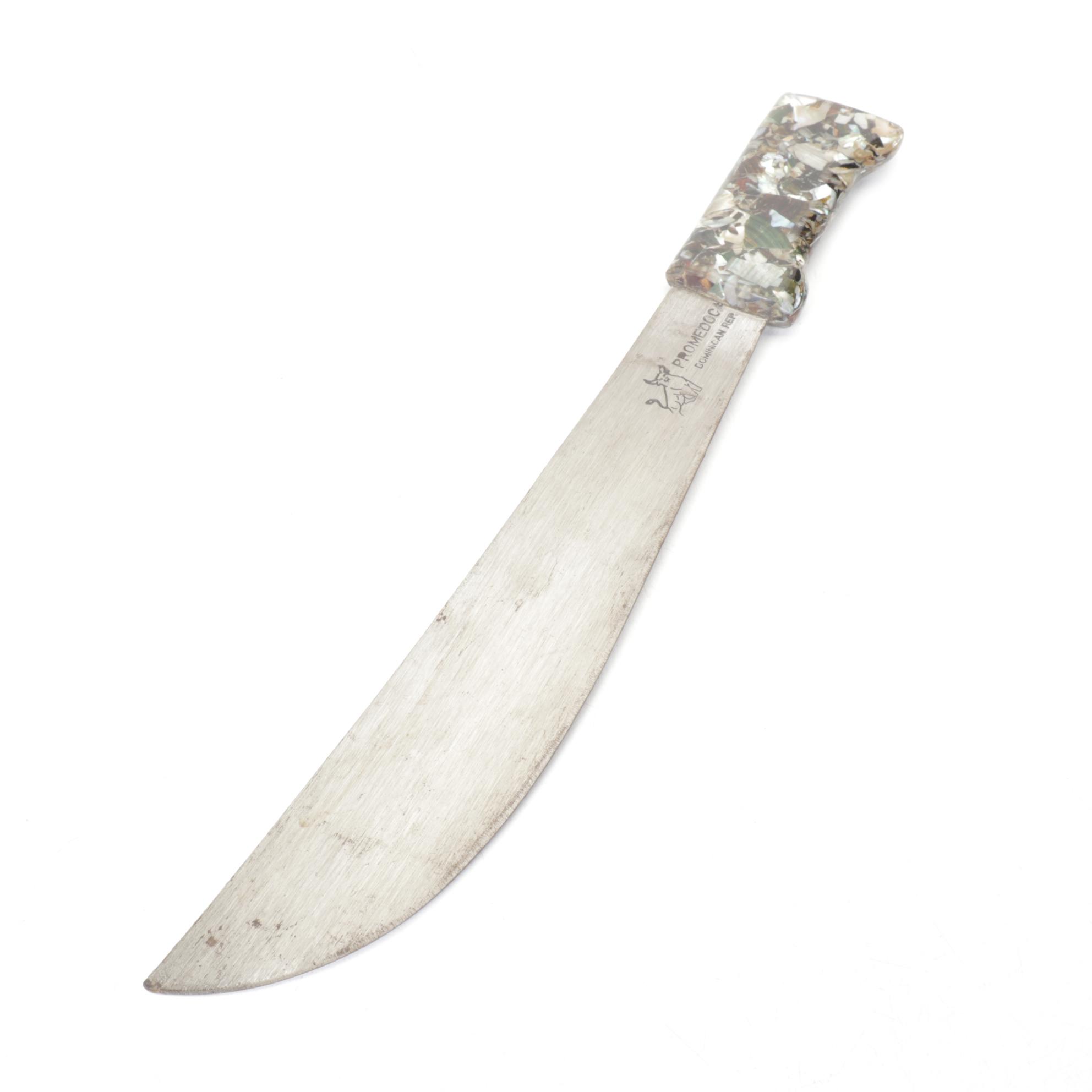 Promedoca Machetes & Knife with Hand-Crafted Leather Sheaths