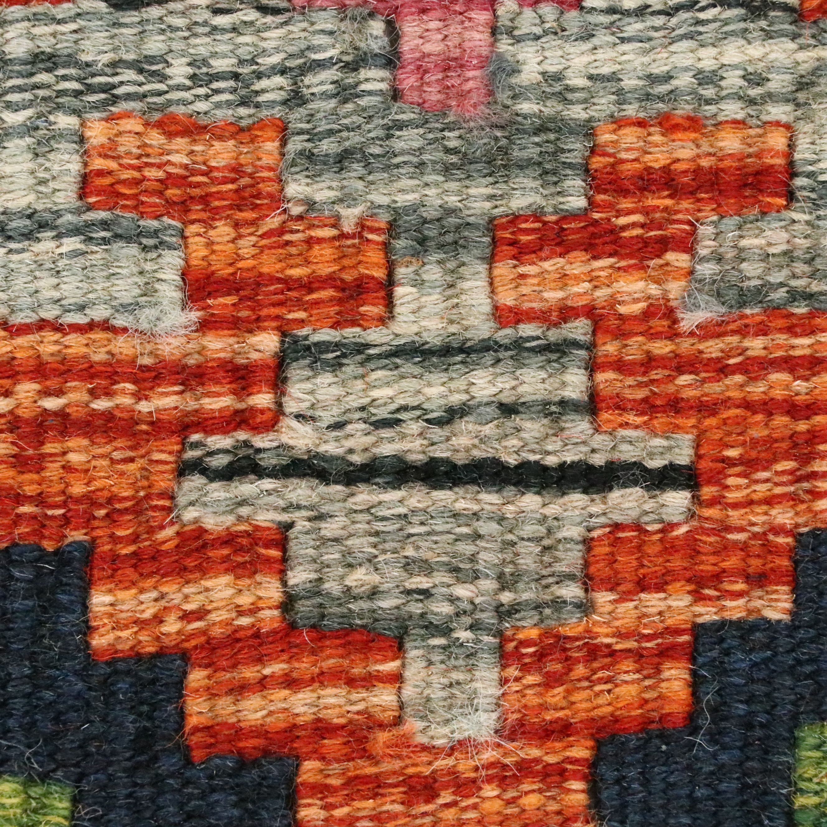 5'9 x 8'2 Handwoven Pakistani Kilim Area Rug