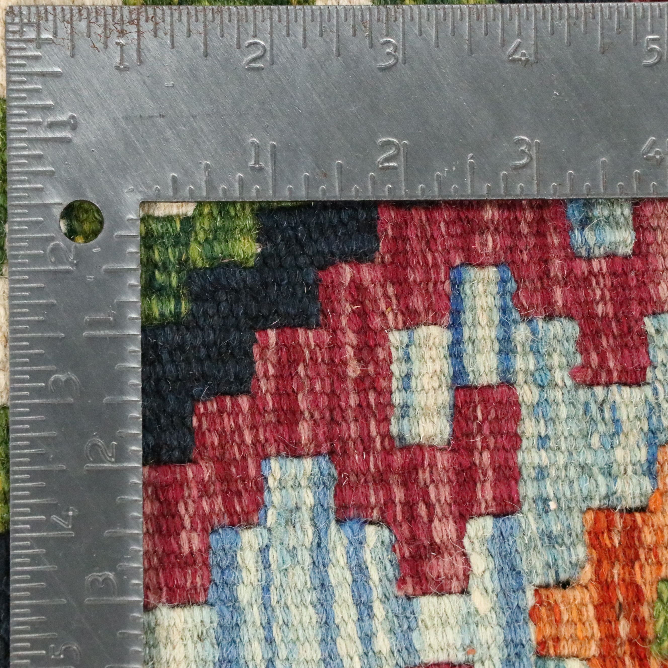 5'9 x 8'2 Handwoven Pakistani Kilim Area Rug