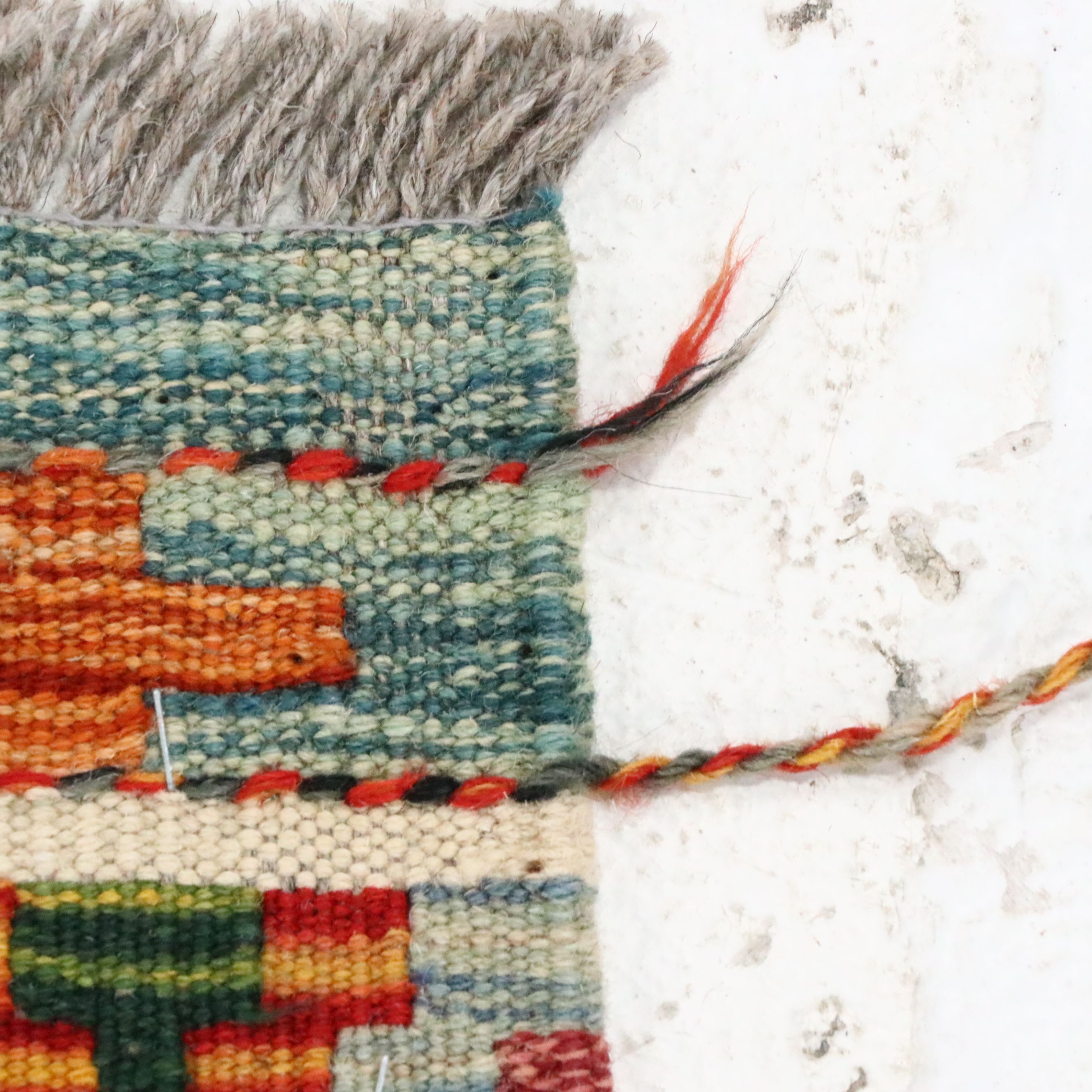 5'9 x 8'2 Handwoven Pakistani Kilim Area Rug