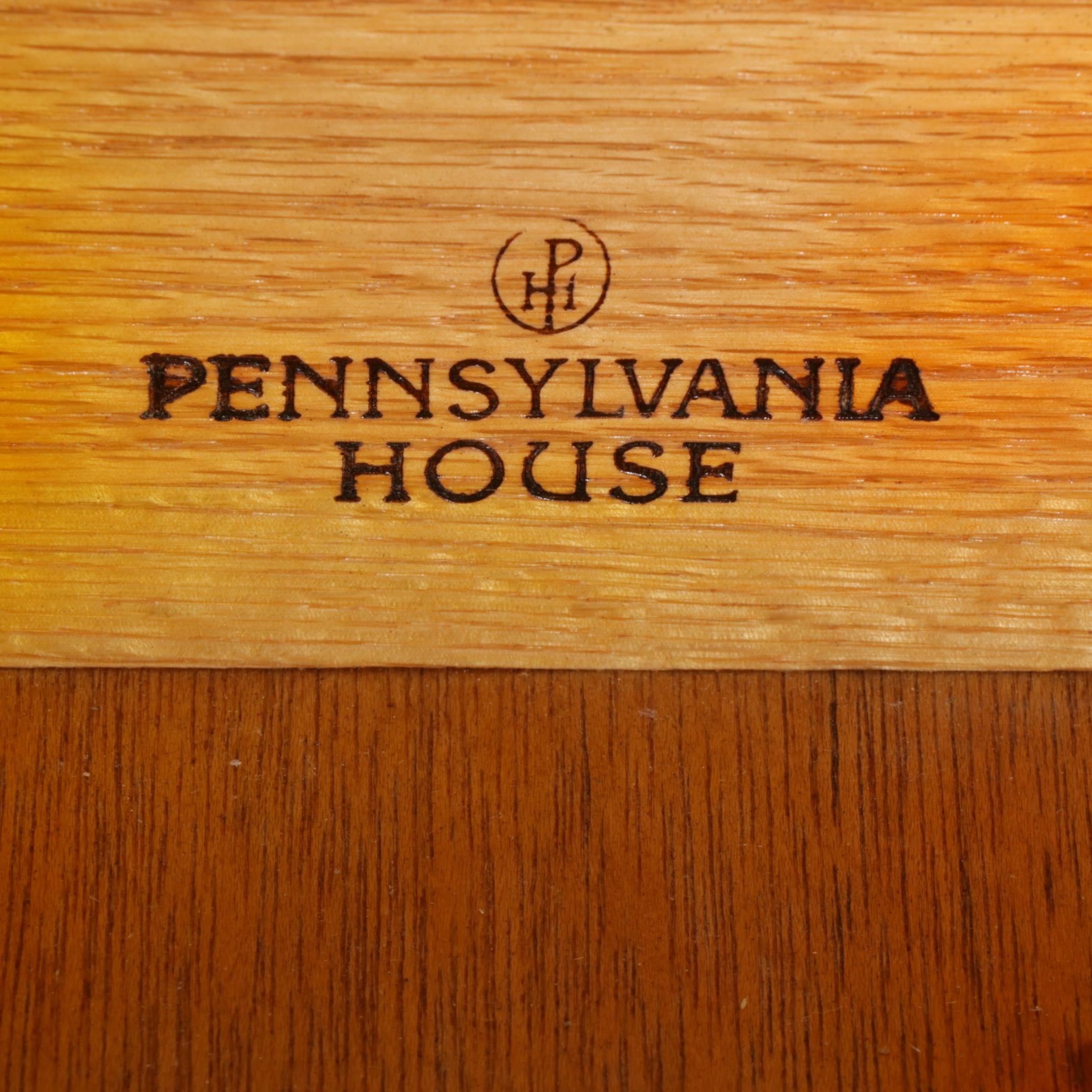 Pennsylvania House Chippendale Style Cherry China Cabinet, Late 20th Century