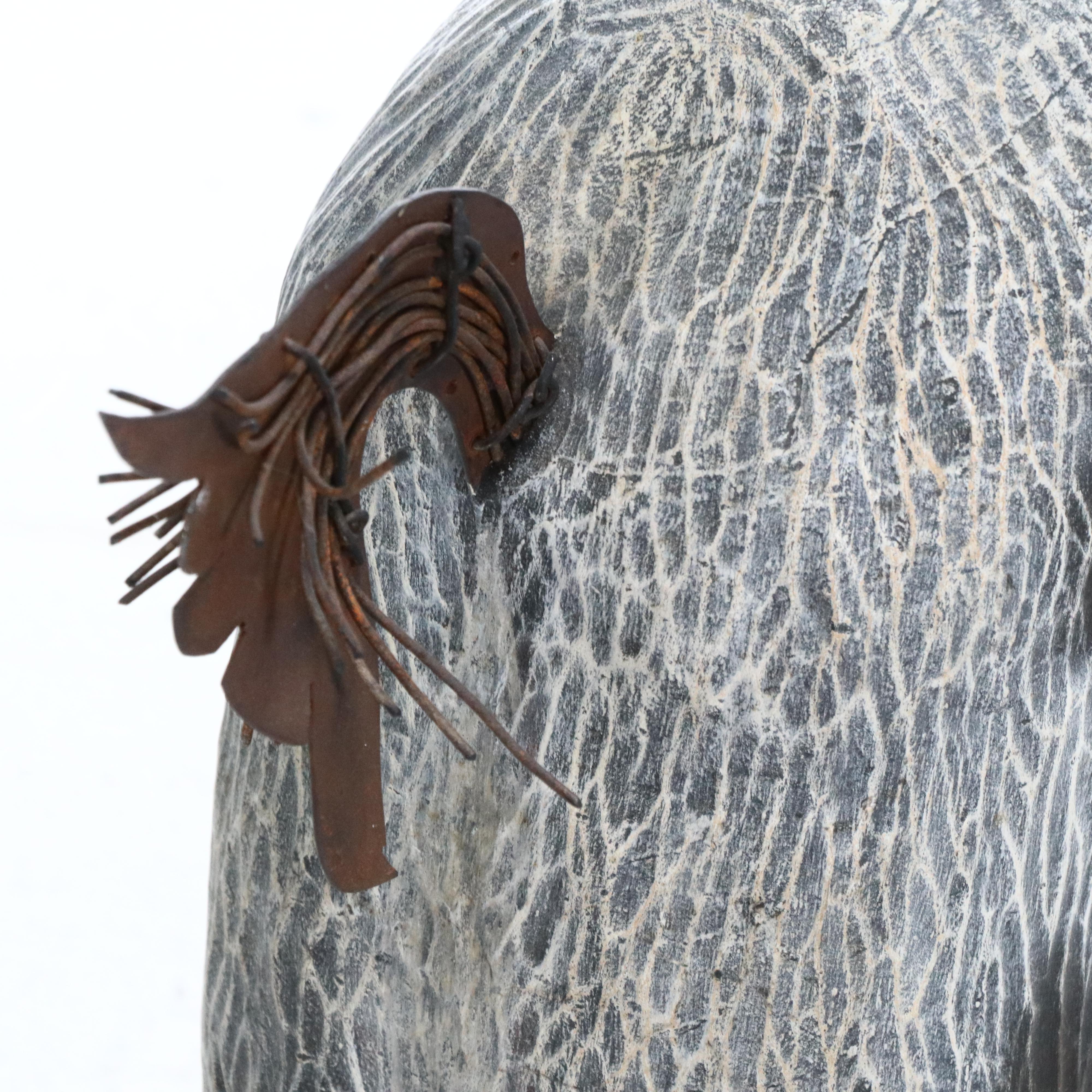 Life Size Folk Art Sculpture of Goat