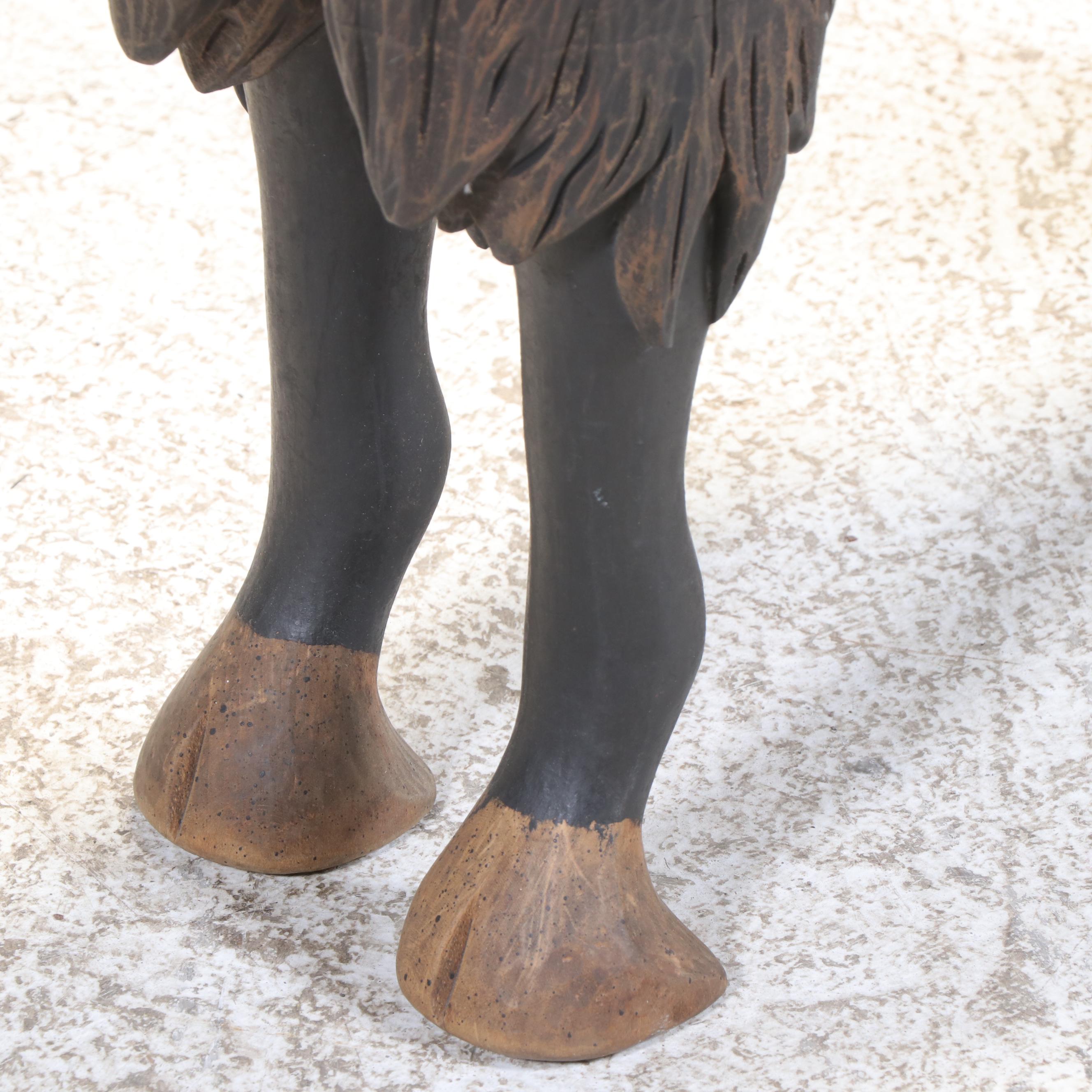 Life Size Folk Art Sculpture of Goat