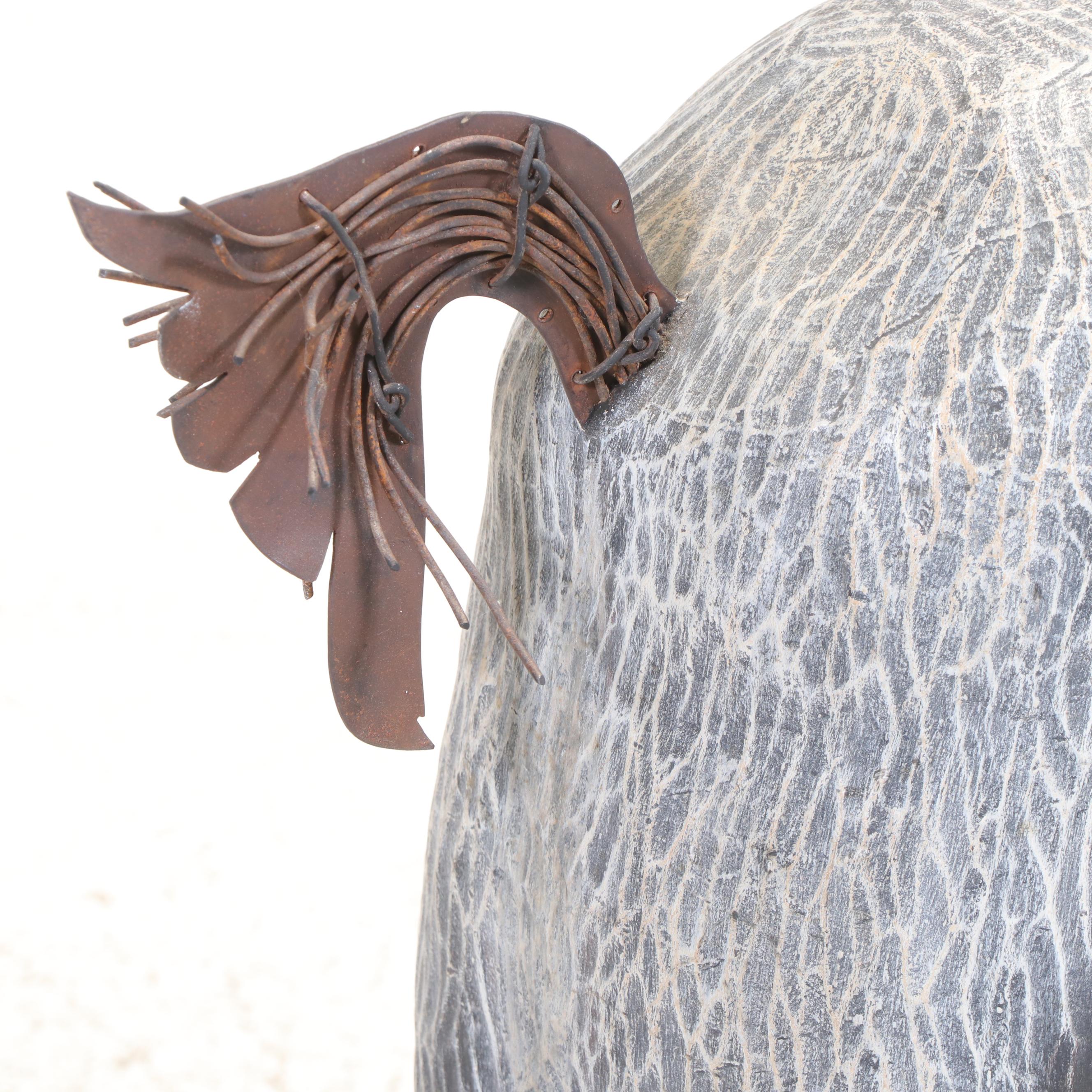 Life Size Folk Art Sculpture of Goat