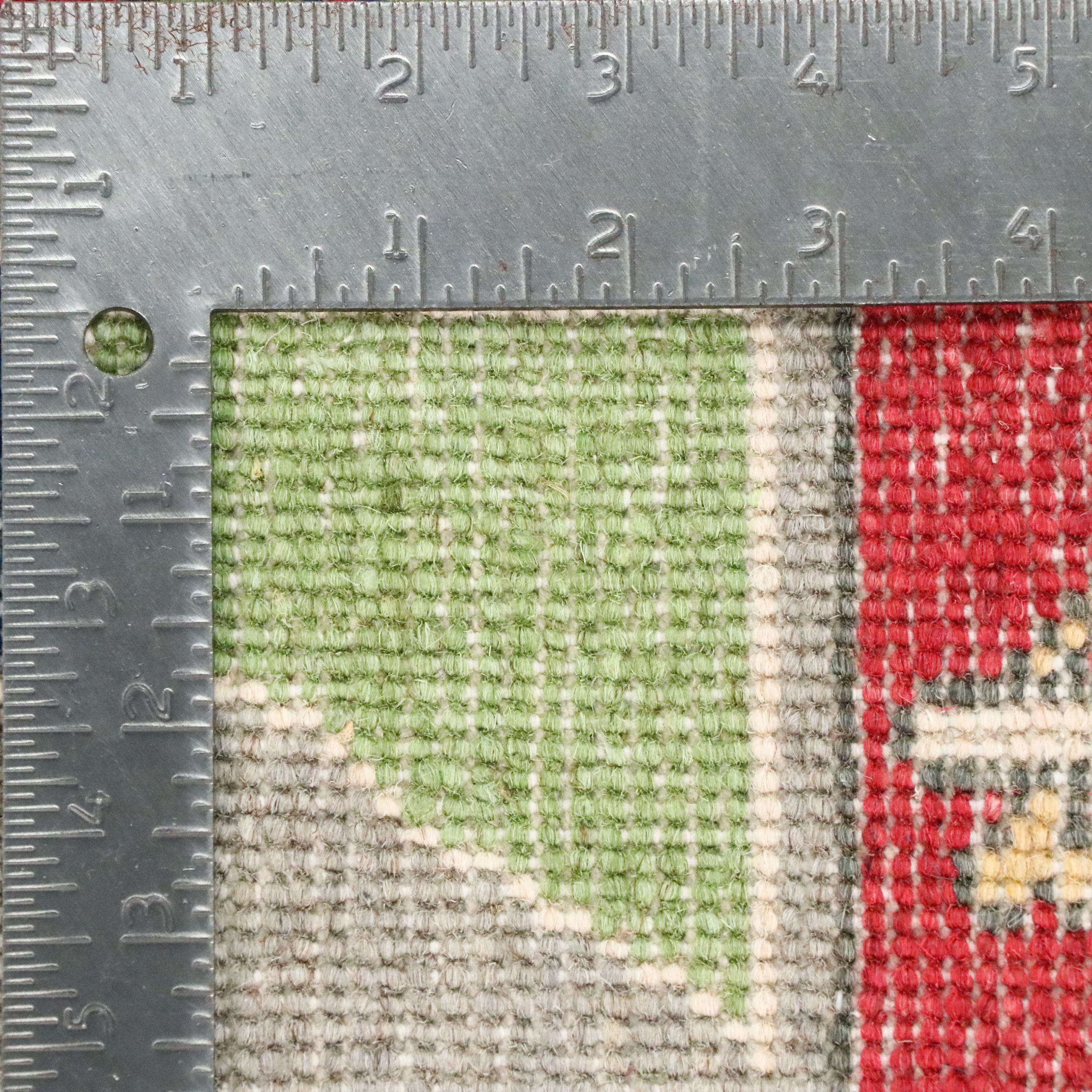 3'4 x 5'1 Hand-Knotted Pakistani Pictorial War Area Rug