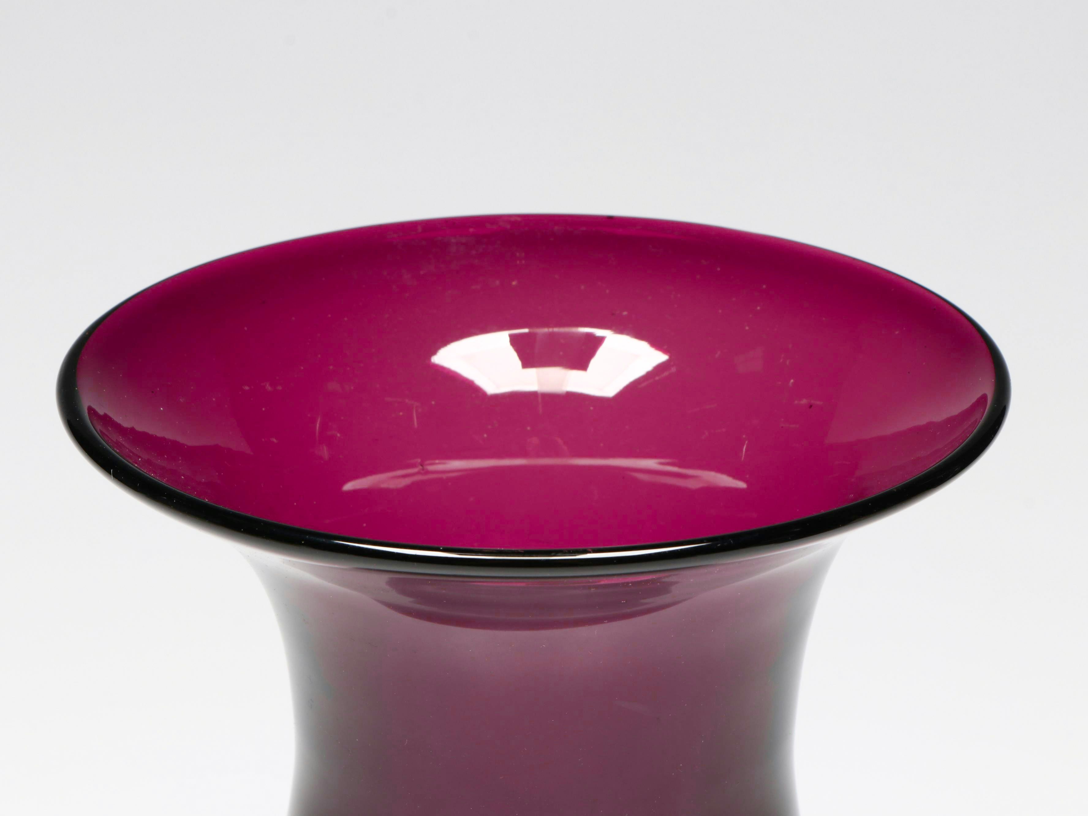 EAPG Sunned Purple Syrup Pitcher, Empoli Decanter, with Other Vases and Decor