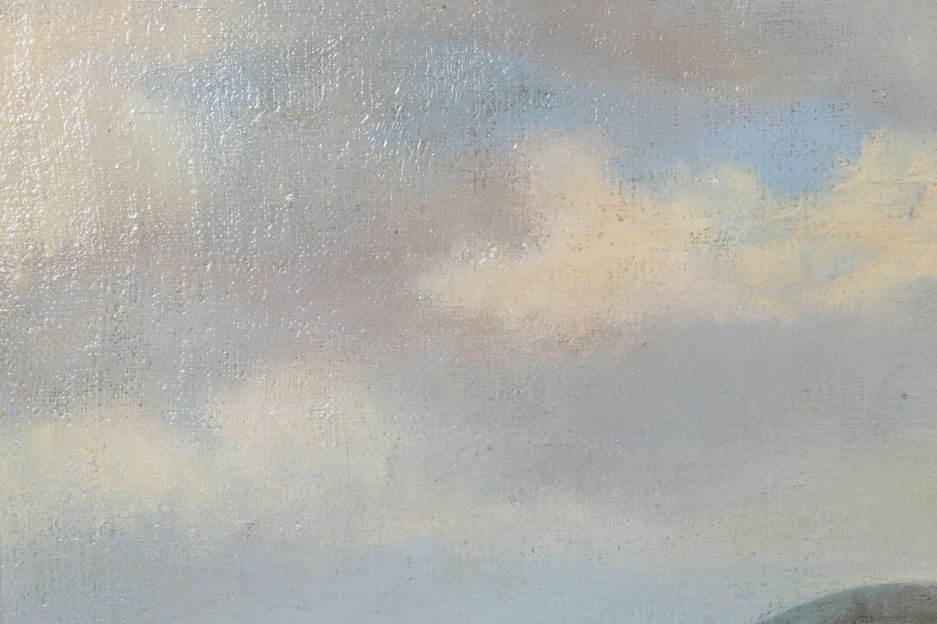 A. Slade Oil Painting of Rocky Beach Scene, 1921