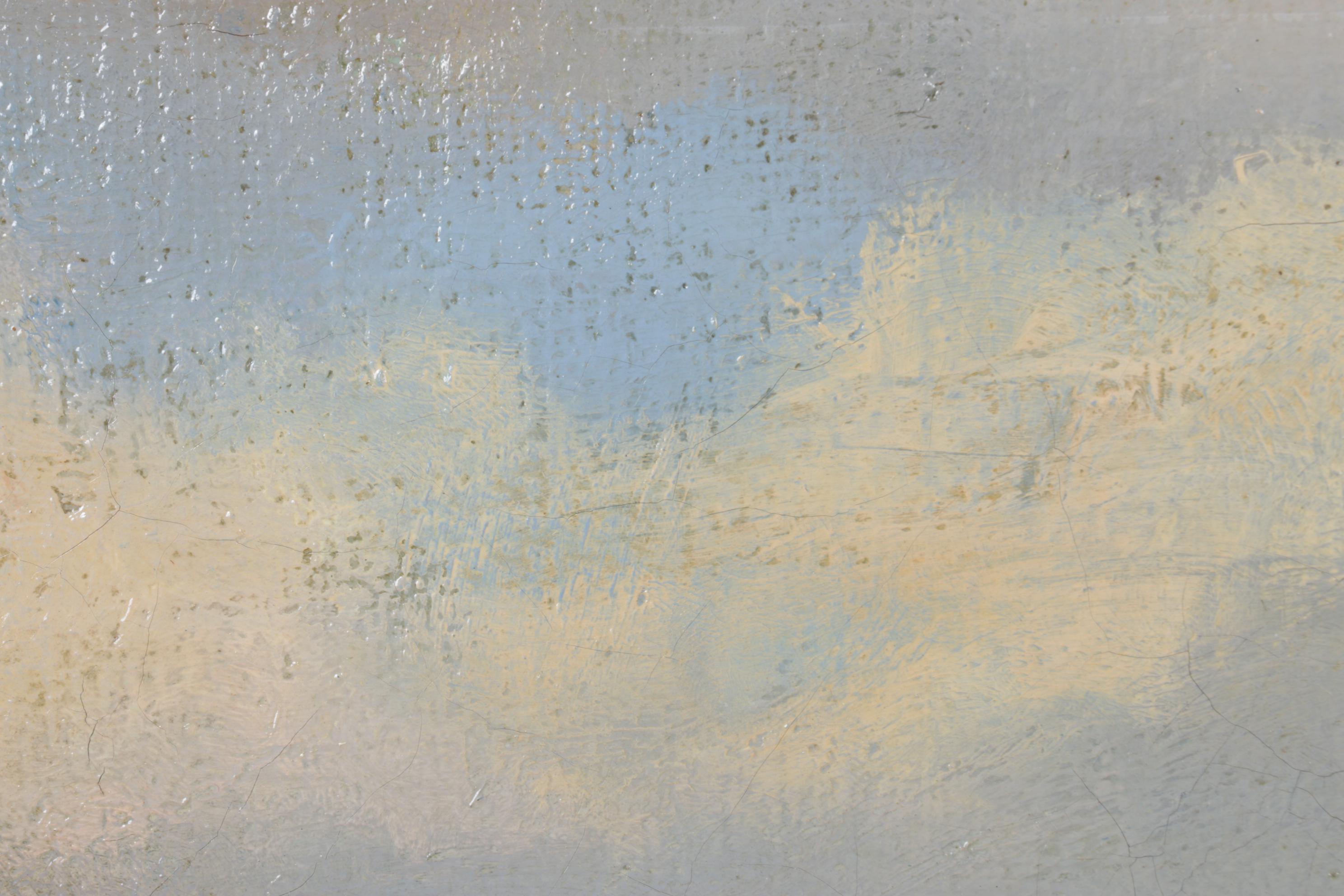 A. Slade Oil Painting of Rocky Beach Scene, 1921