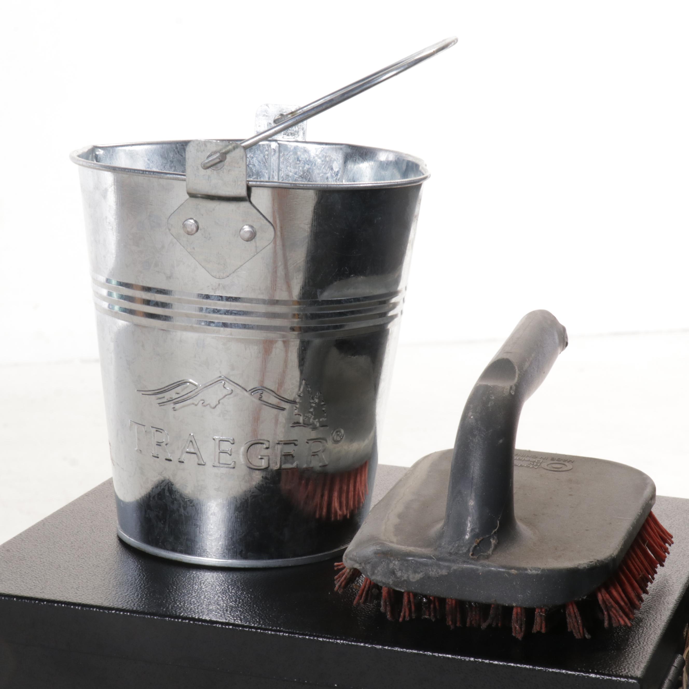 Traeger Grill with Cover and Other Accessories