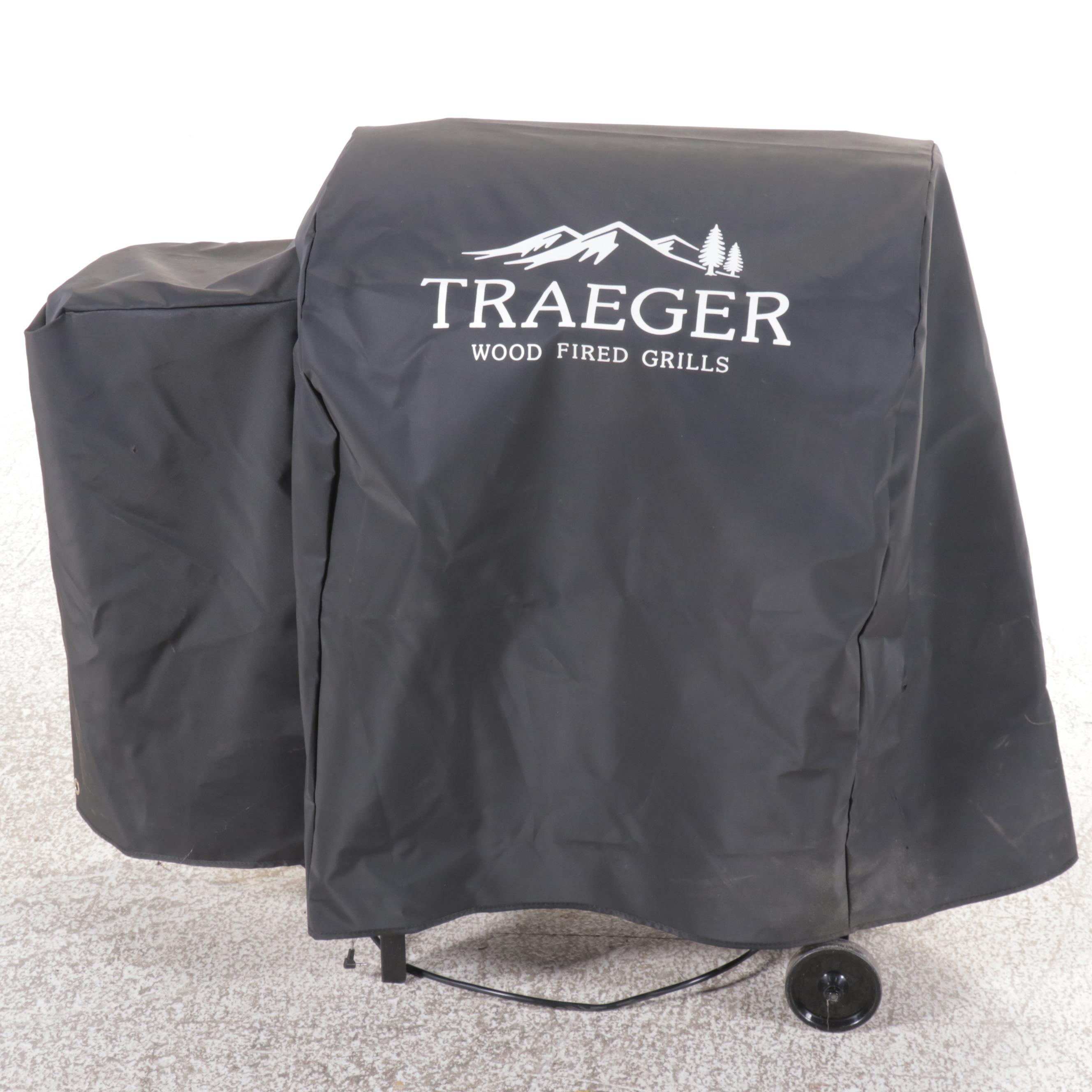 Traeger Grill with Cover and Other Accessories