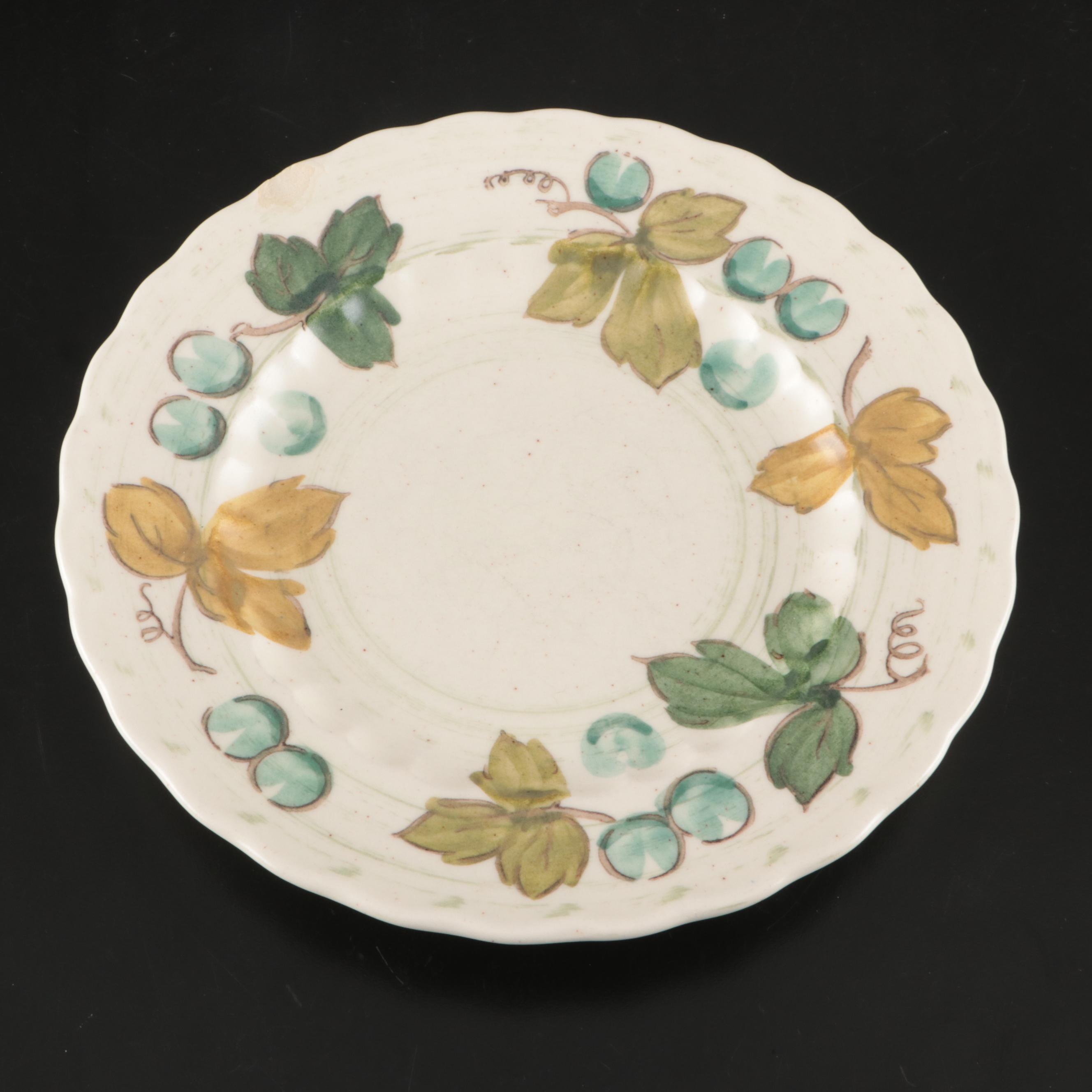 Vernon Ware by Metlox "Vineyard" Salad Plates, 1960-1980